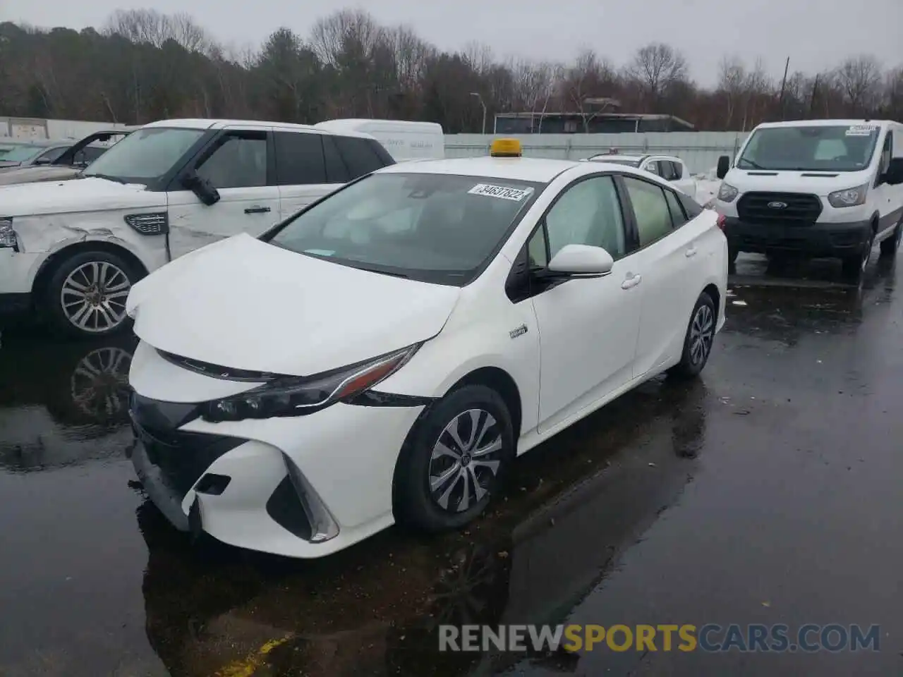 2 Photograph of a damaged car JTDKARFP6L3138689 TOYOTA PRIUS 2020