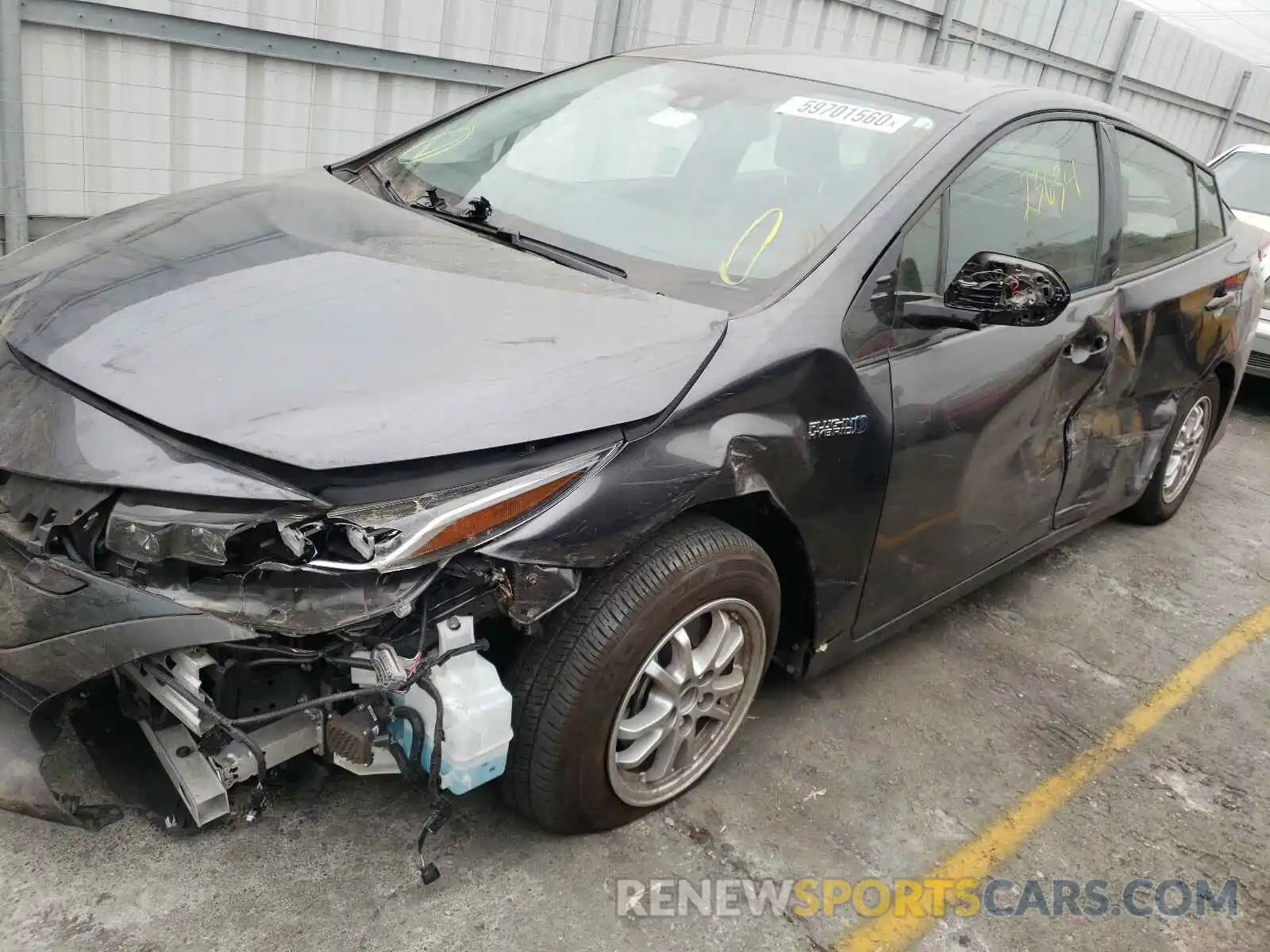 9 Photograph of a damaged car JTDKARFP6L3141608 TOYOTA PRIUS 2020