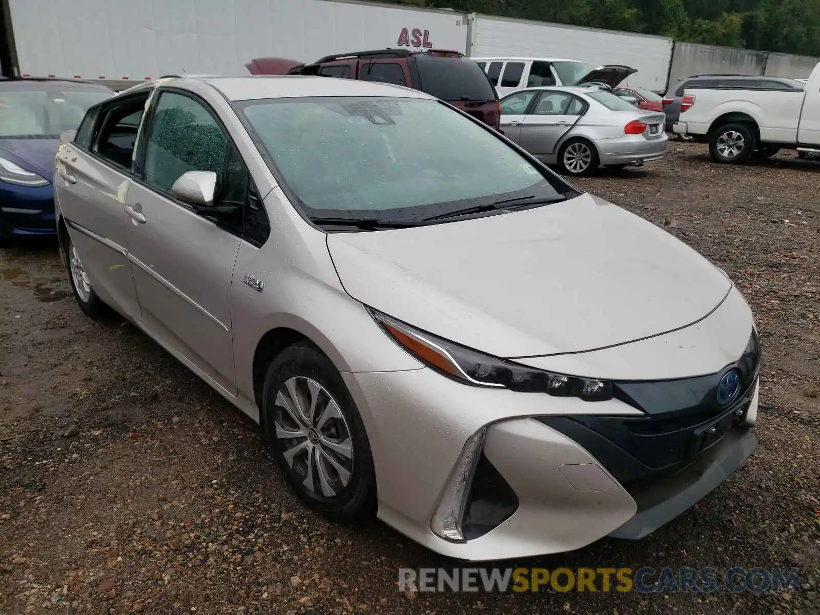 1 Photograph of a damaged car JTDKARFP6L3143519 TOYOTA PRIUS 2020