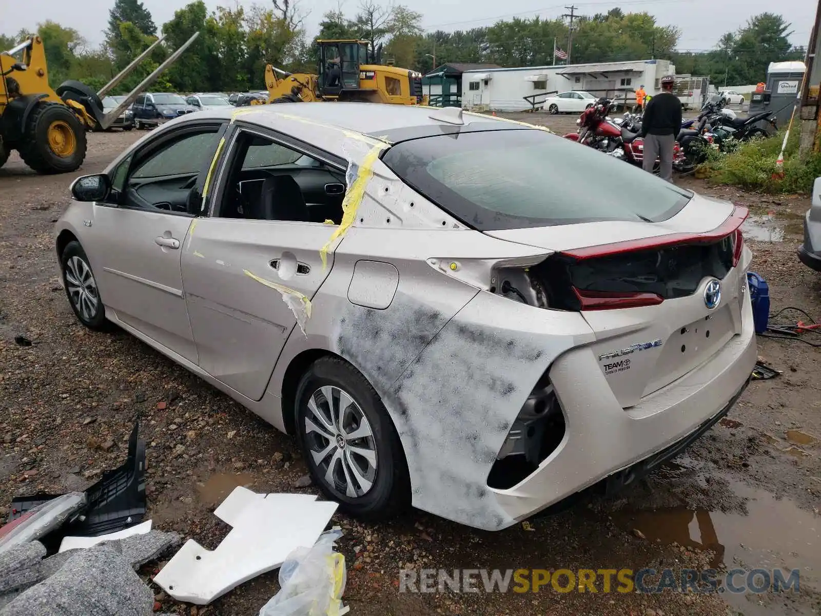 3 Photograph of a damaged car JTDKARFP6L3143519 TOYOTA PRIUS 2020