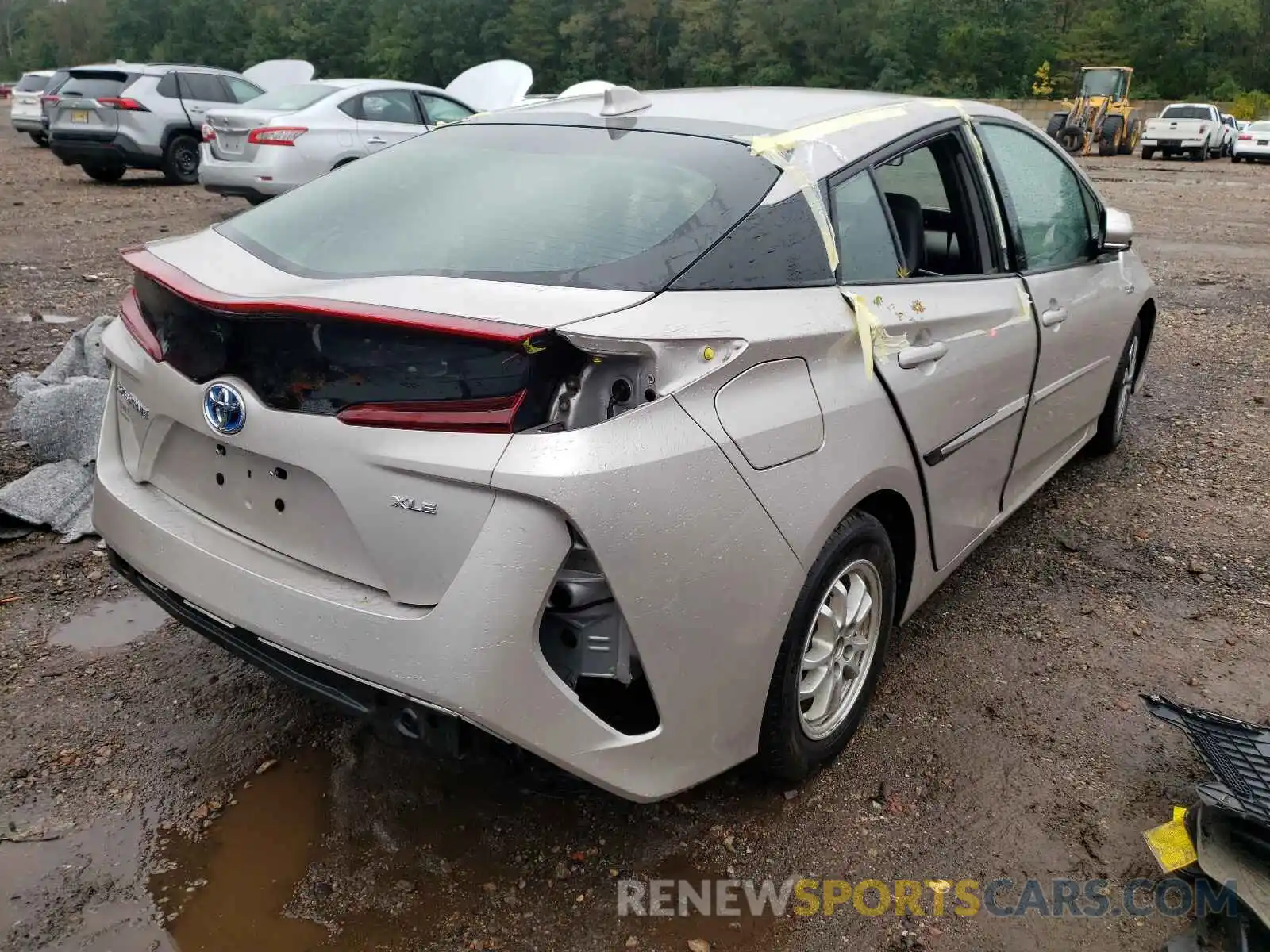 4 Photograph of a damaged car JTDKARFP6L3143519 TOYOTA PRIUS 2020