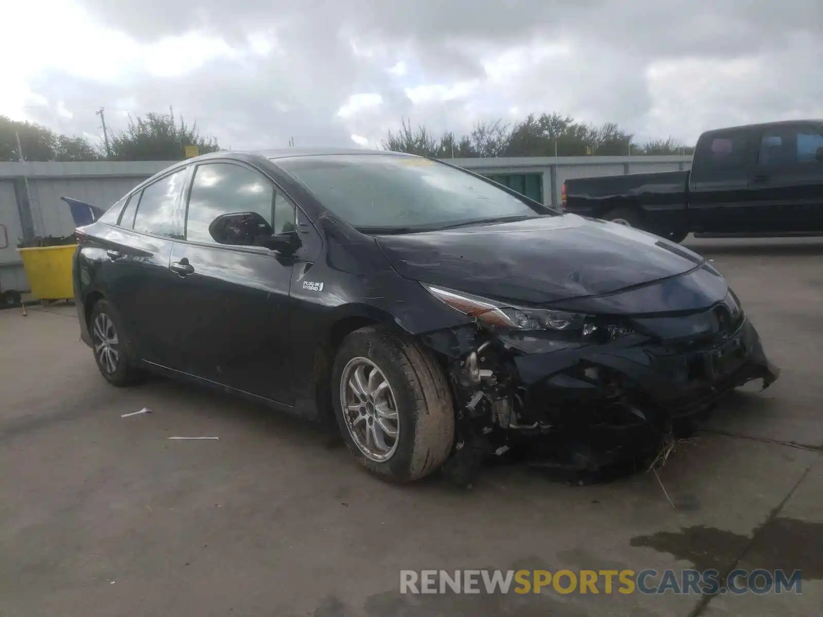 1 Photograph of a damaged car JTDKARFP6L3144850 TOYOTA PRIUS 2020