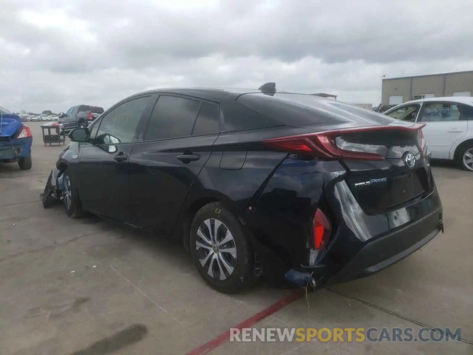 3 Photograph of a damaged car JTDKARFP6L3144850 TOYOTA PRIUS 2020