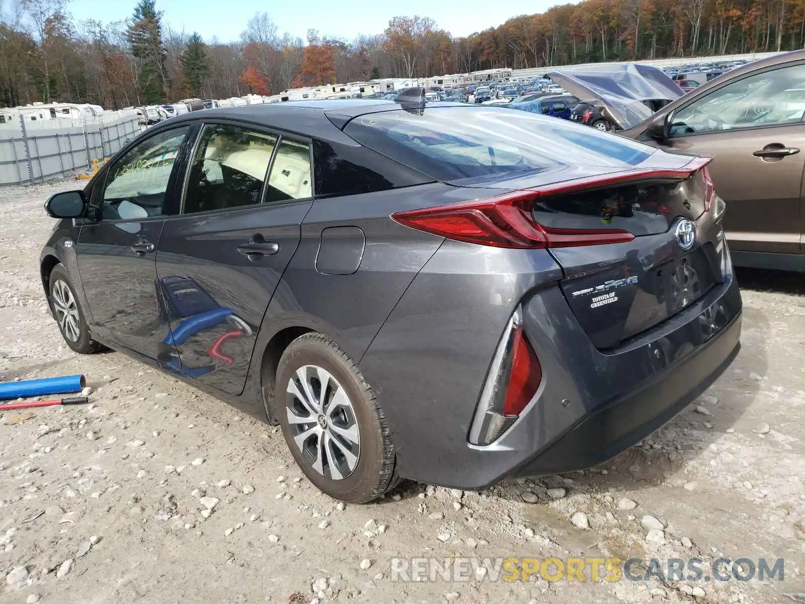 3 Photograph of a damaged car JTDKARFP6L3145593 TOYOTA PRIUS 2020