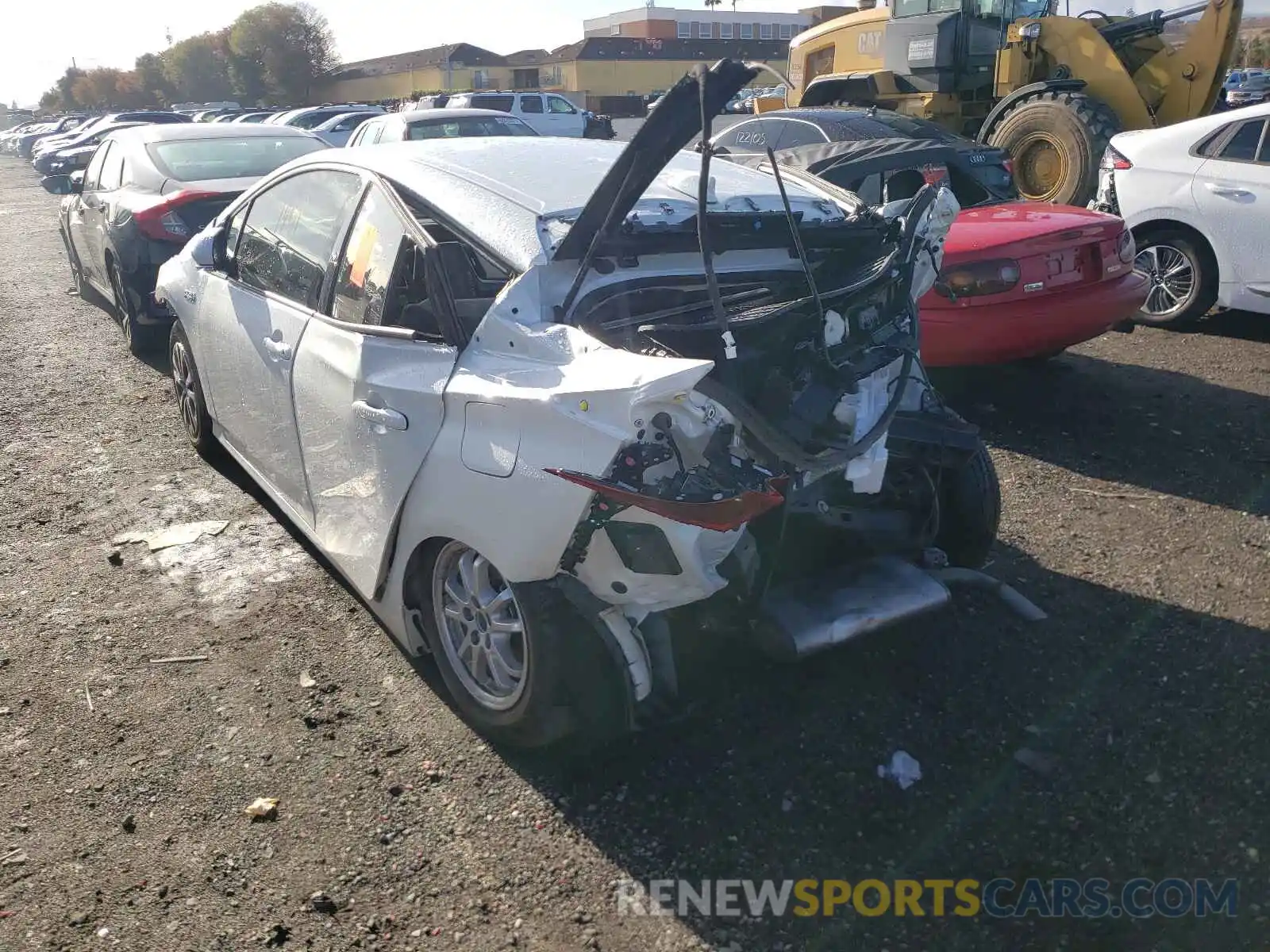 3 Photograph of a damaged car JTDKARFP6L3157355 TOYOTA PRIUS 2020