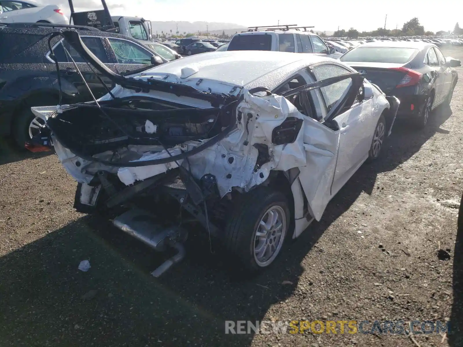 4 Photograph of a damaged car JTDKARFP6L3157355 TOYOTA PRIUS 2020