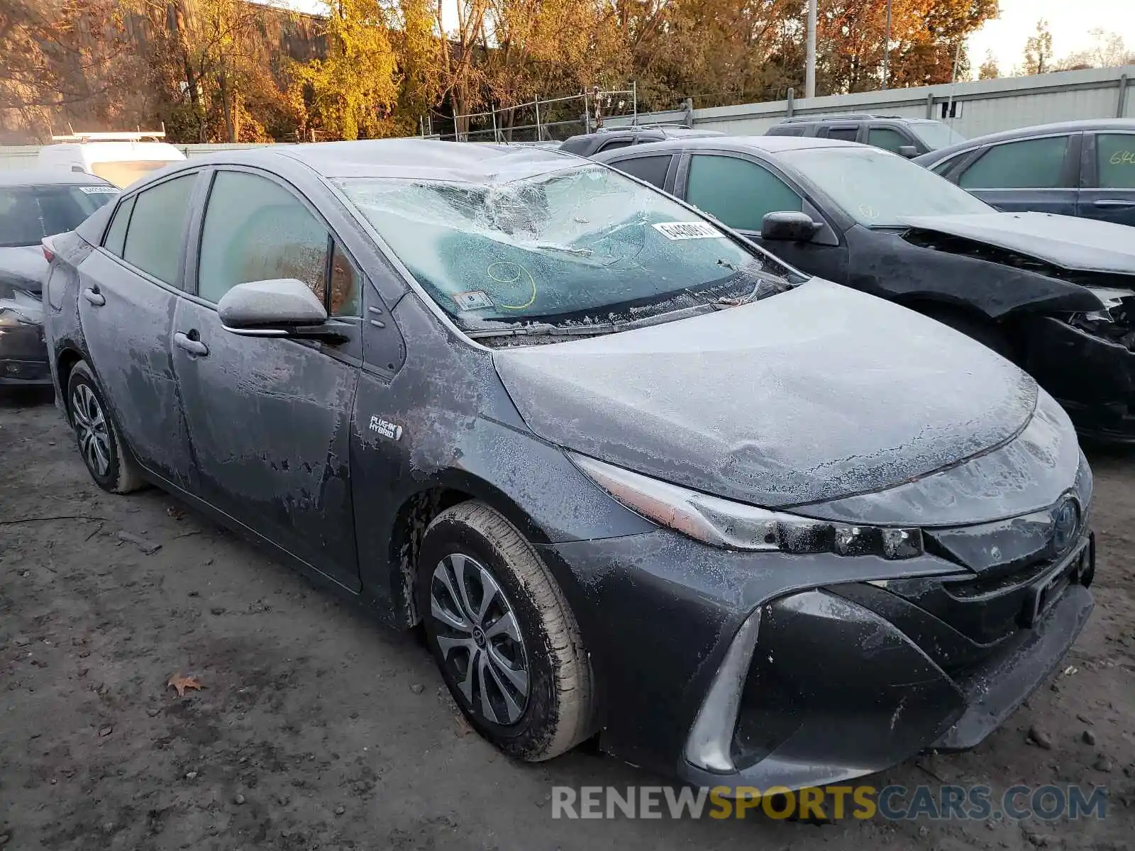 1 Photograph of a damaged car JTDKARFP6L3158960 TOYOTA PRIUS 2020