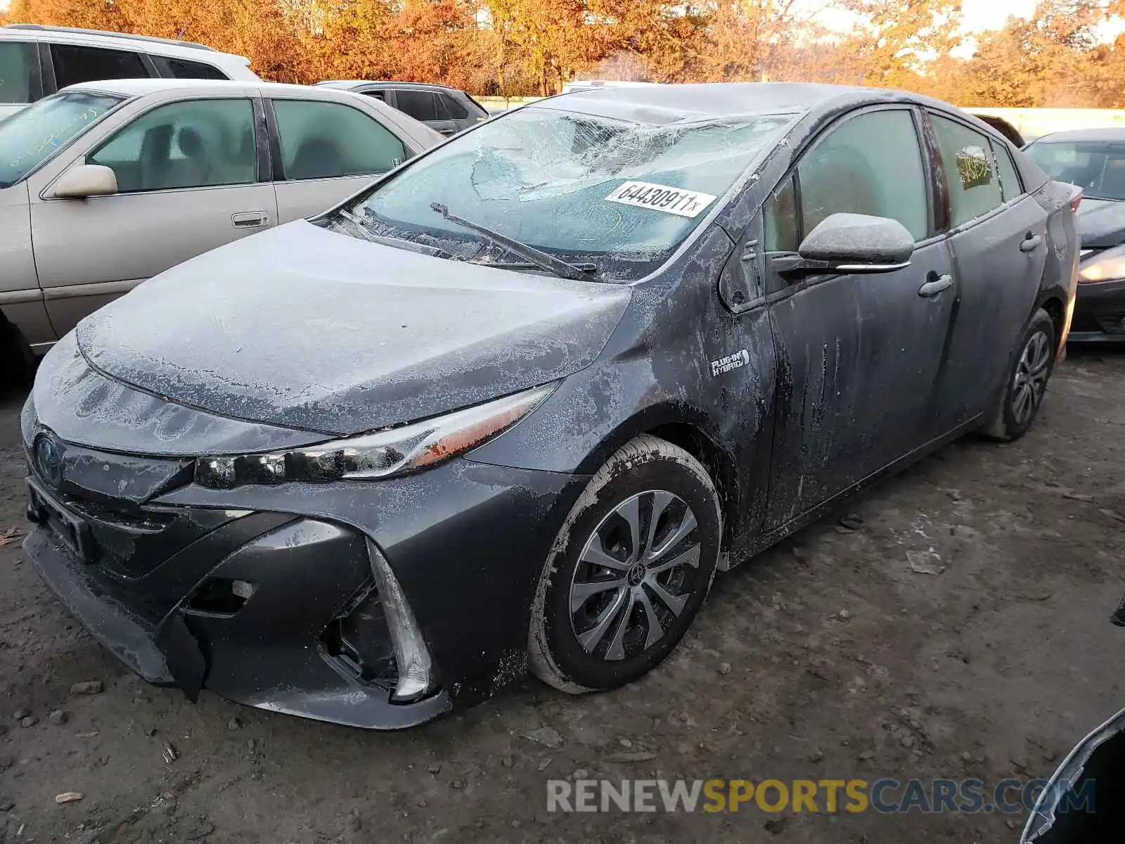 2 Photograph of a damaged car JTDKARFP6L3158960 TOYOTA PRIUS 2020