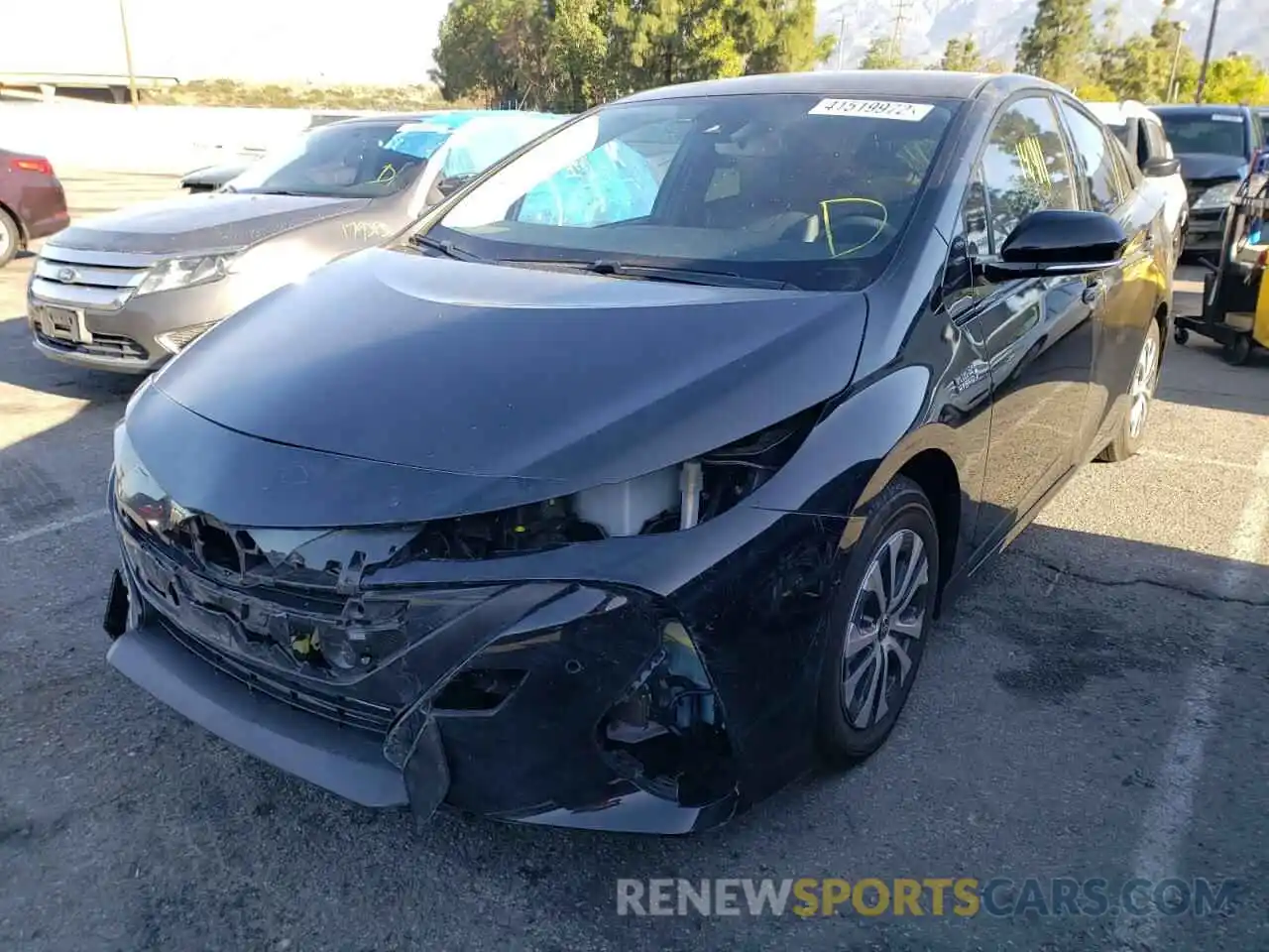 2 Photograph of a damaged car JTDKARFP6L3160613 TOYOTA PRIUS 2020