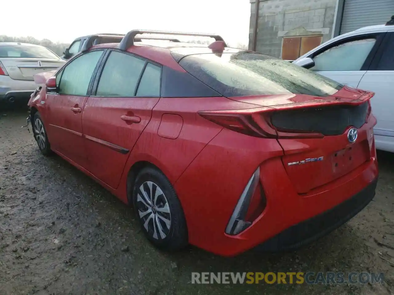 3 Photograph of a damaged car JTDKARFP7L3123599 TOYOTA PRIUS 2020