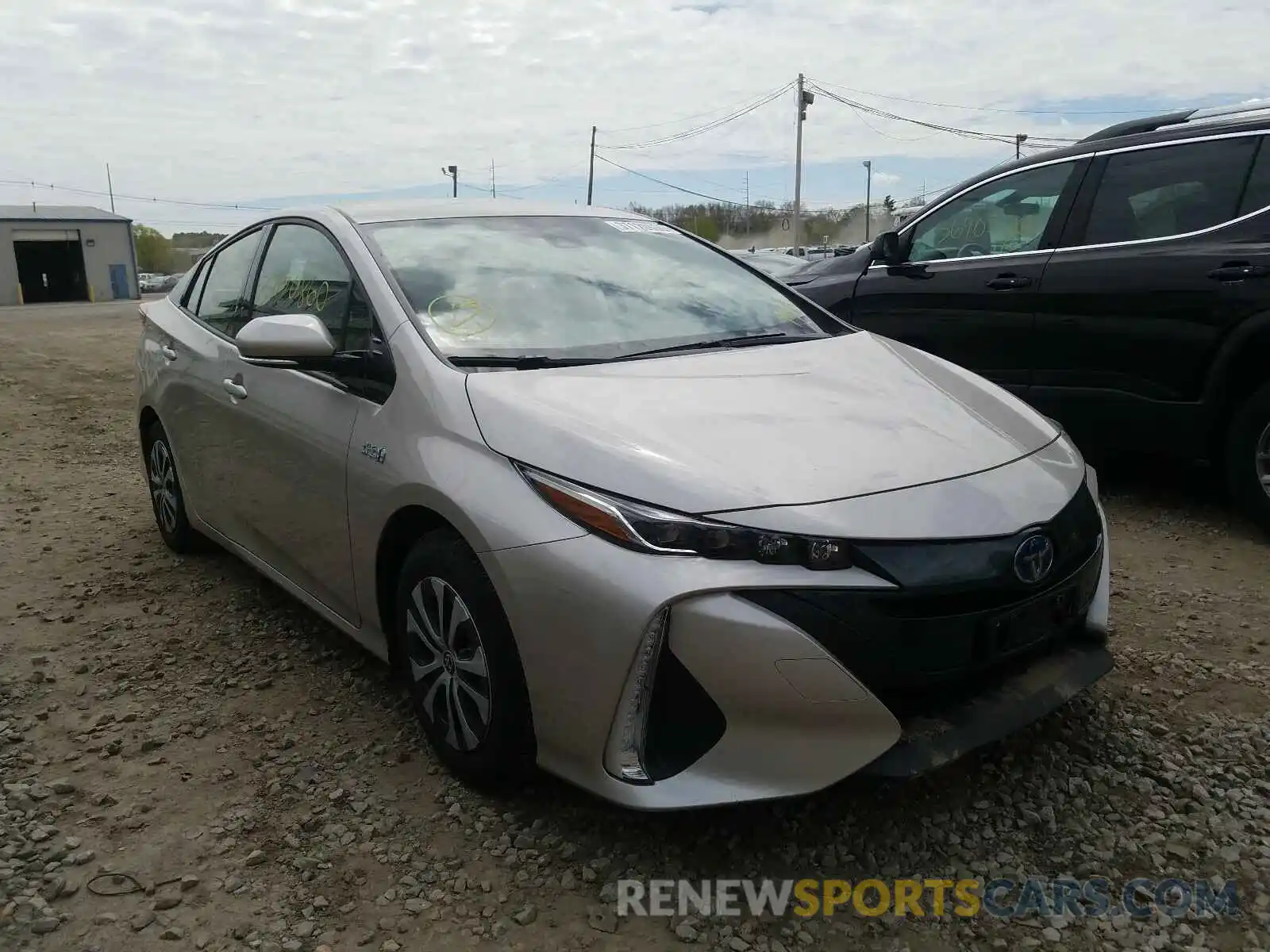 1 Photograph of a damaged car JTDKARFP7L3124574 TOYOTA PRIUS 2020