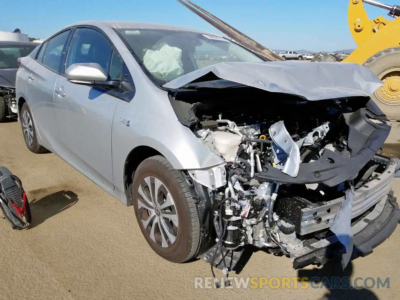 1 Photograph of a damaged car JTDKARFP7L3128835 TOYOTA PRIUS 2020