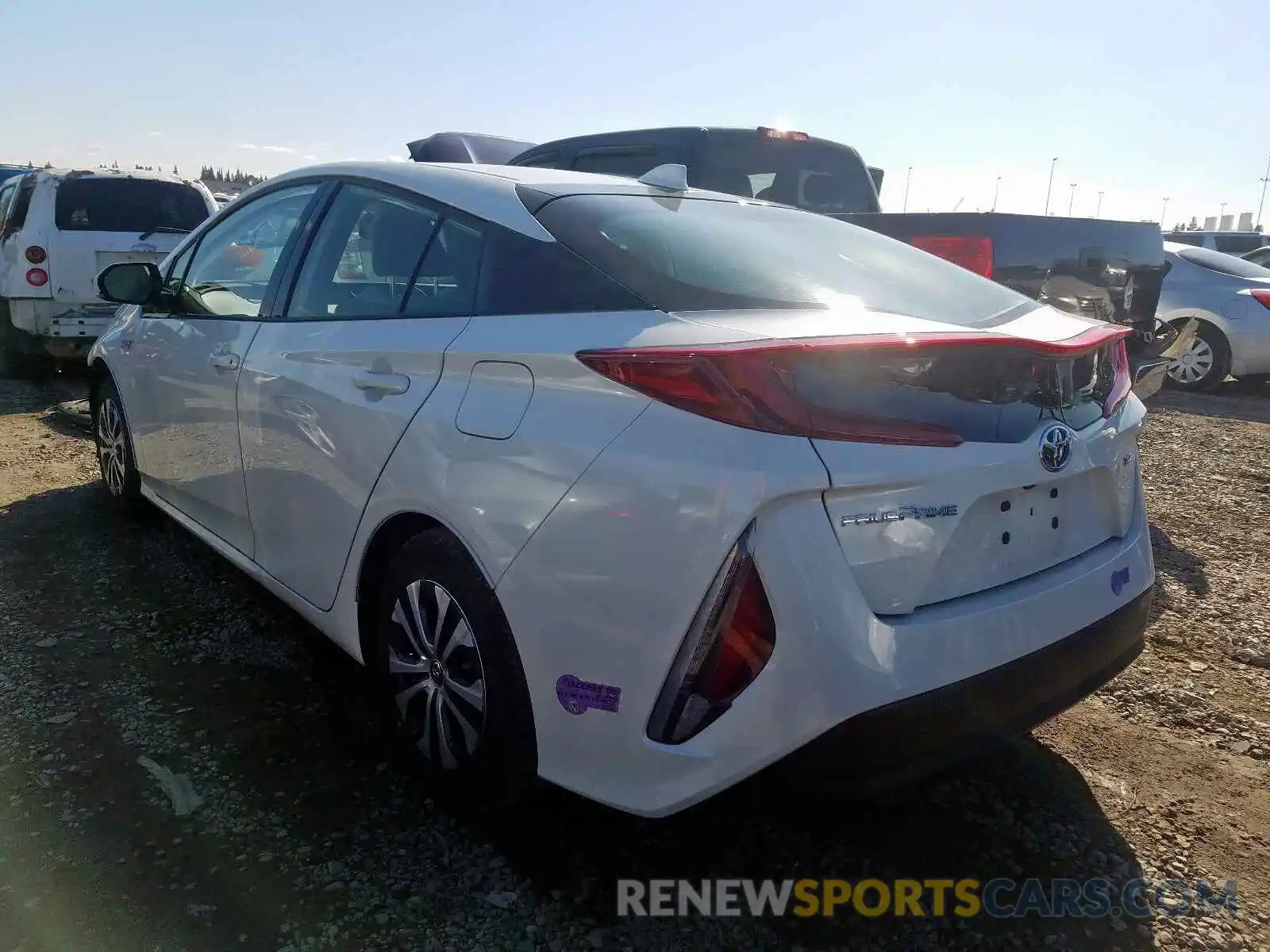 3 Photograph of a damaged car JTDKARFP7L3131184 TOYOTA PRIUS 2020