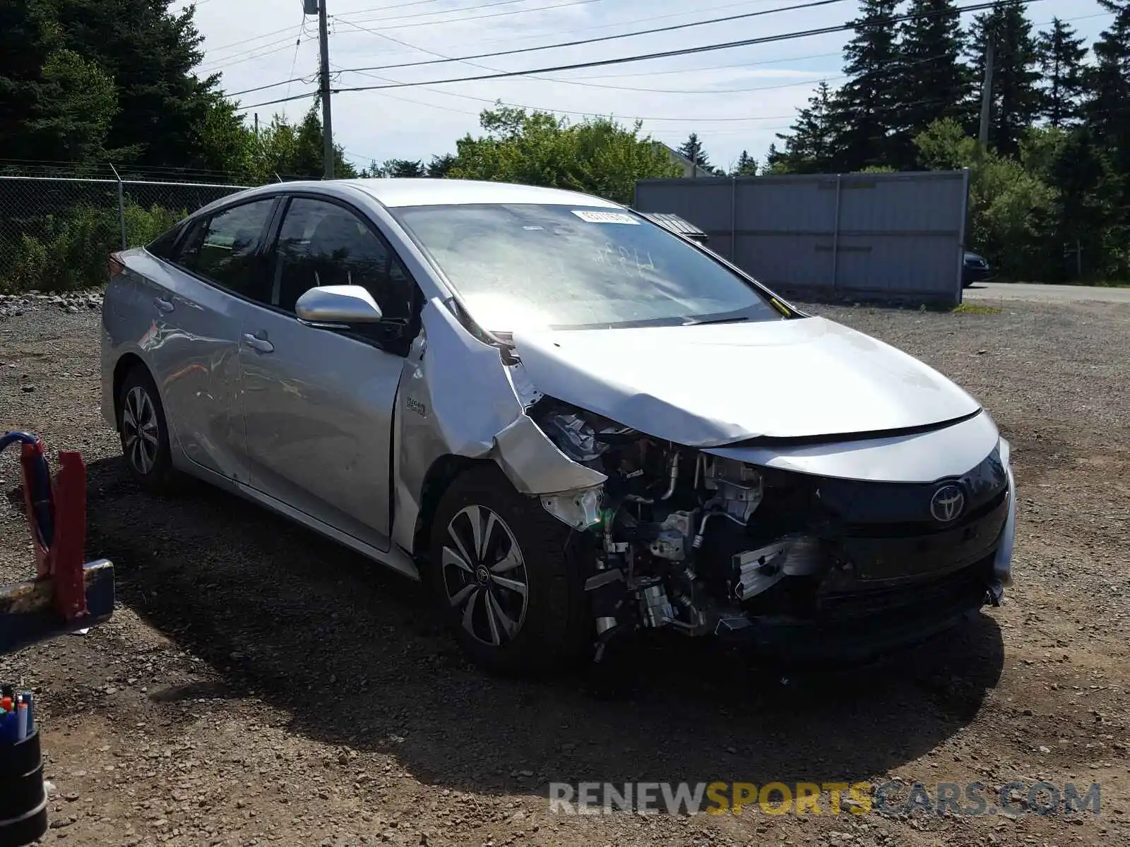 1 Photograph of a damaged car JTDKARFP7L3131427 TOYOTA PRIUS 2020