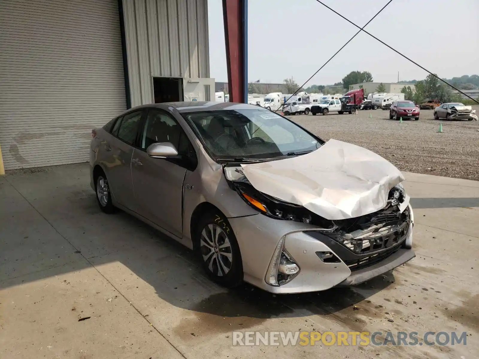 1 Photograph of a damaged car JTDKARFP7L3136305 TOYOTA PRIUS 2020