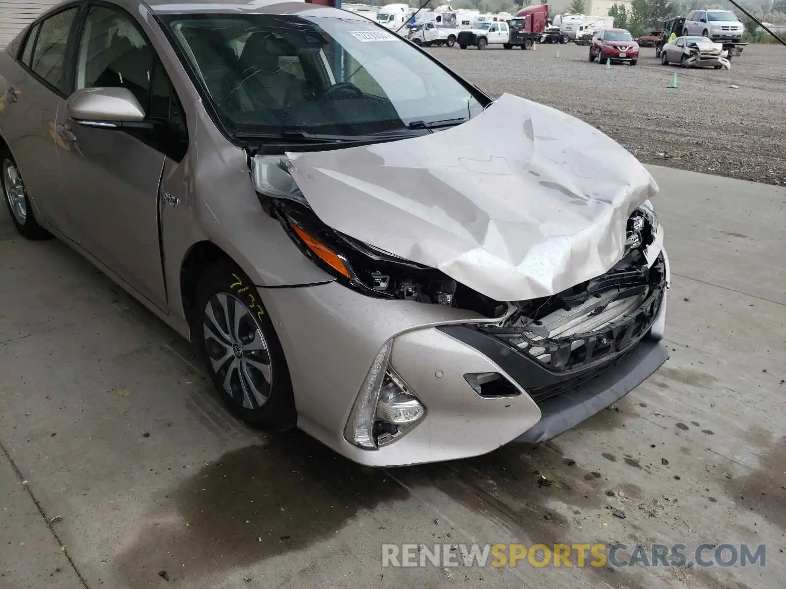 9 Photograph of a damaged car JTDKARFP7L3136305 TOYOTA PRIUS 2020