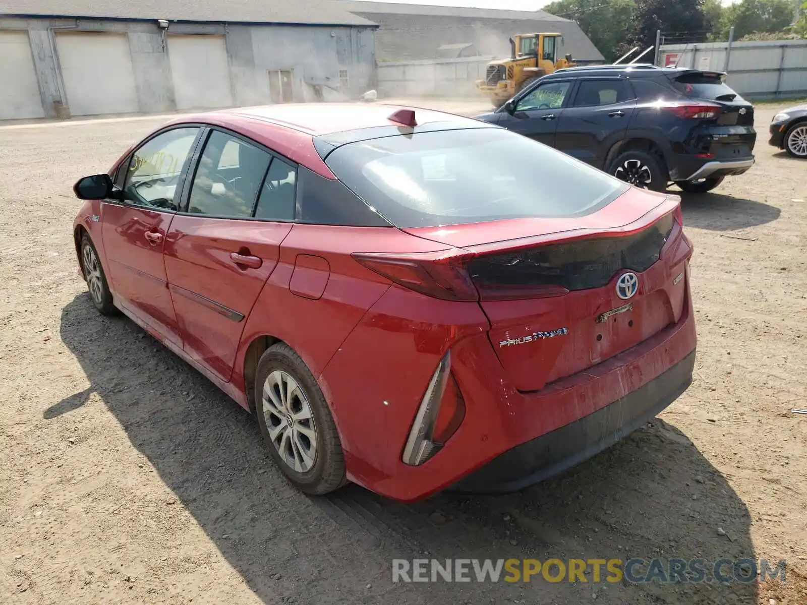 3 Photograph of a damaged car JTDKARFP7L3137020 TOYOTA PRIUS 2020