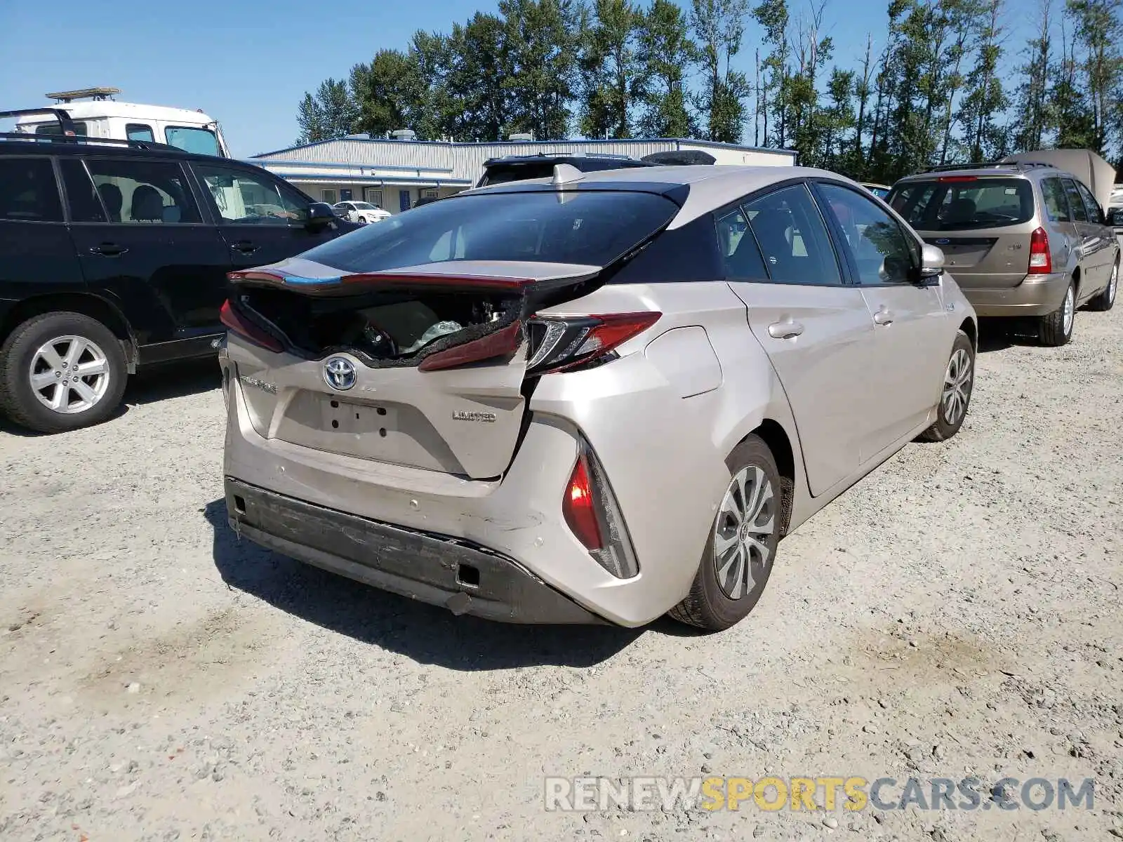 4 Photograph of a damaged car JTDKARFP7L3138023 TOYOTA PRIUS 2020