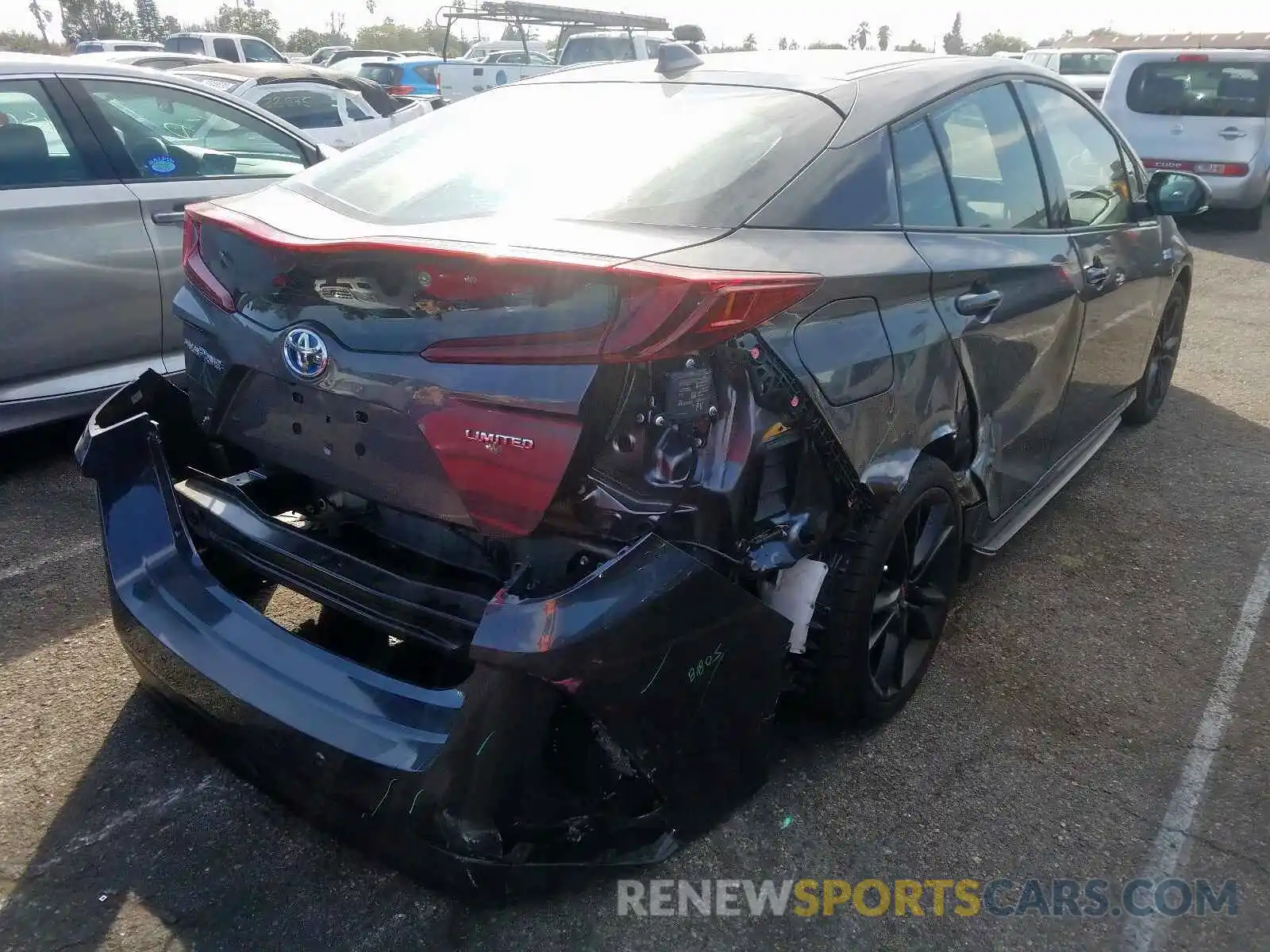 4 Photograph of a damaged car JTDKARFP7L3139172 TOYOTA PRIUS 2020