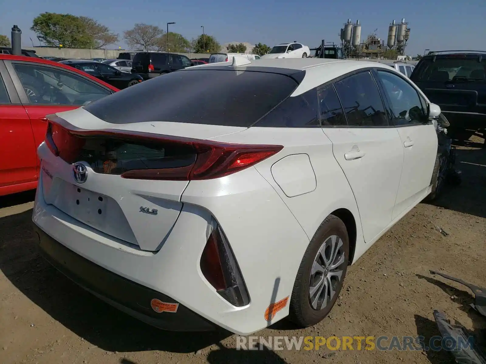 4 Photograph of a damaged car JTDKARFP7L3139916 TOYOTA PRIUS 2020