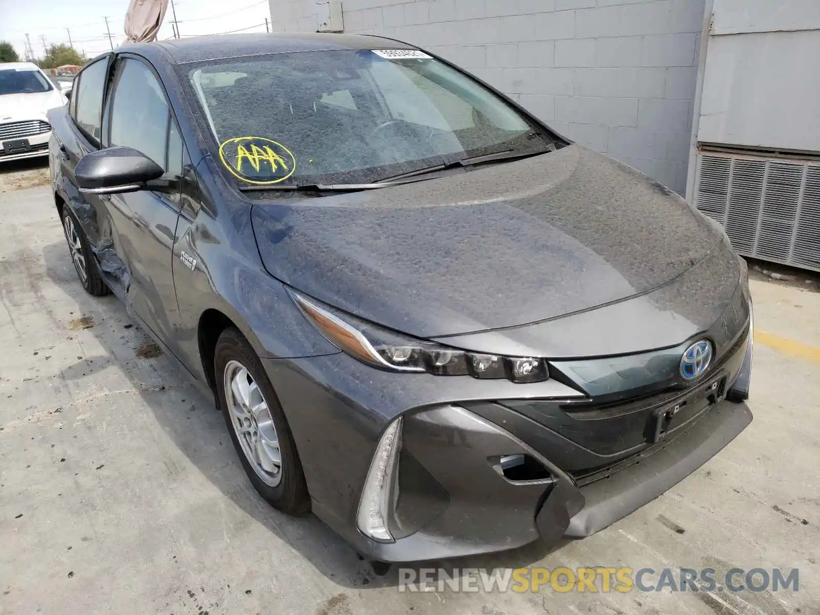 1 Photograph of a damaged car JTDKARFP7L3140161 TOYOTA PRIUS 2020