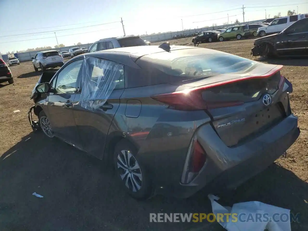 3 Photograph of a damaged car JTDKARFP7L3145067 TOYOTA PRIUS 2020