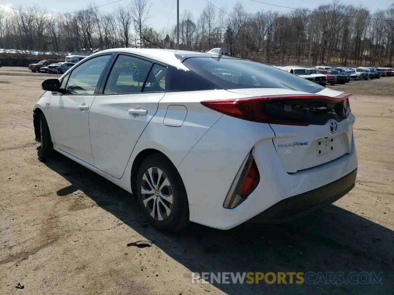 3 Photograph of a damaged car JTDKARFP7L3148342 TOYOTA PRIUS 2020