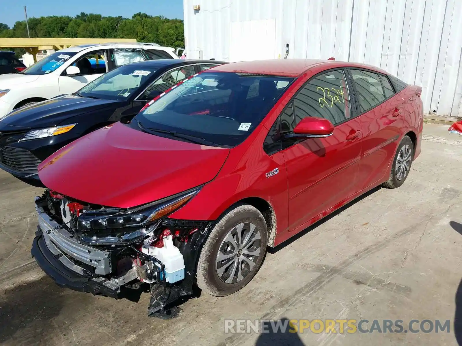 2 Photograph of a damaged car JTDKARFP7L3150589 TOYOTA PRIUS 2020