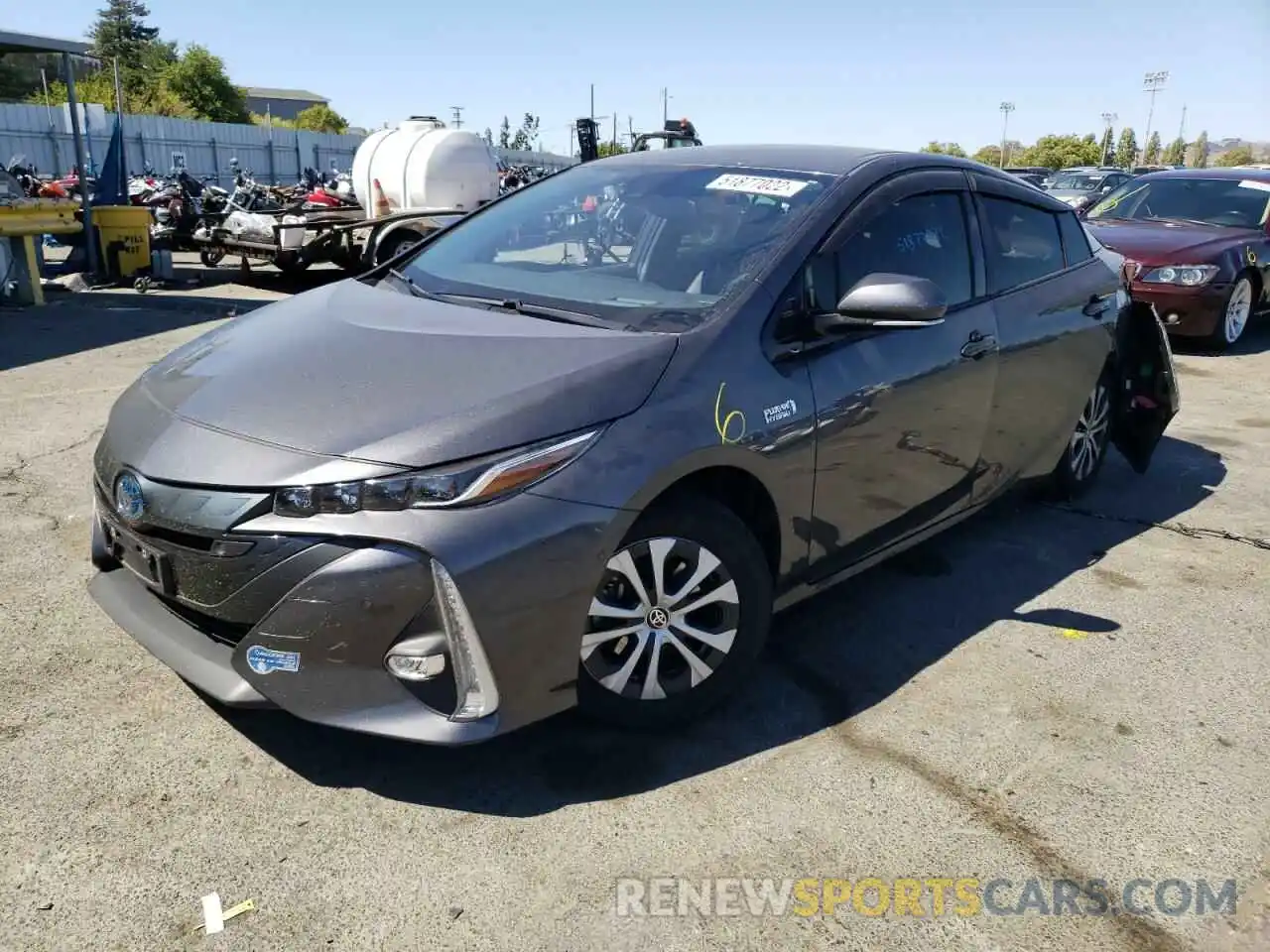 2 Photograph of a damaged car JTDKARFP7L3152682 TOYOTA PRIUS 2020