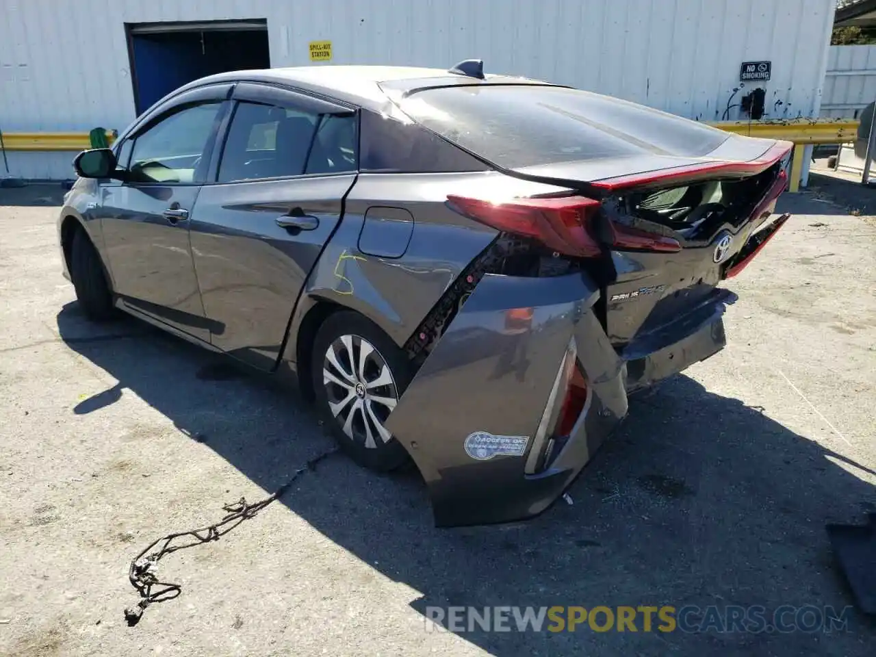 3 Photograph of a damaged car JTDKARFP7L3152682 TOYOTA PRIUS 2020