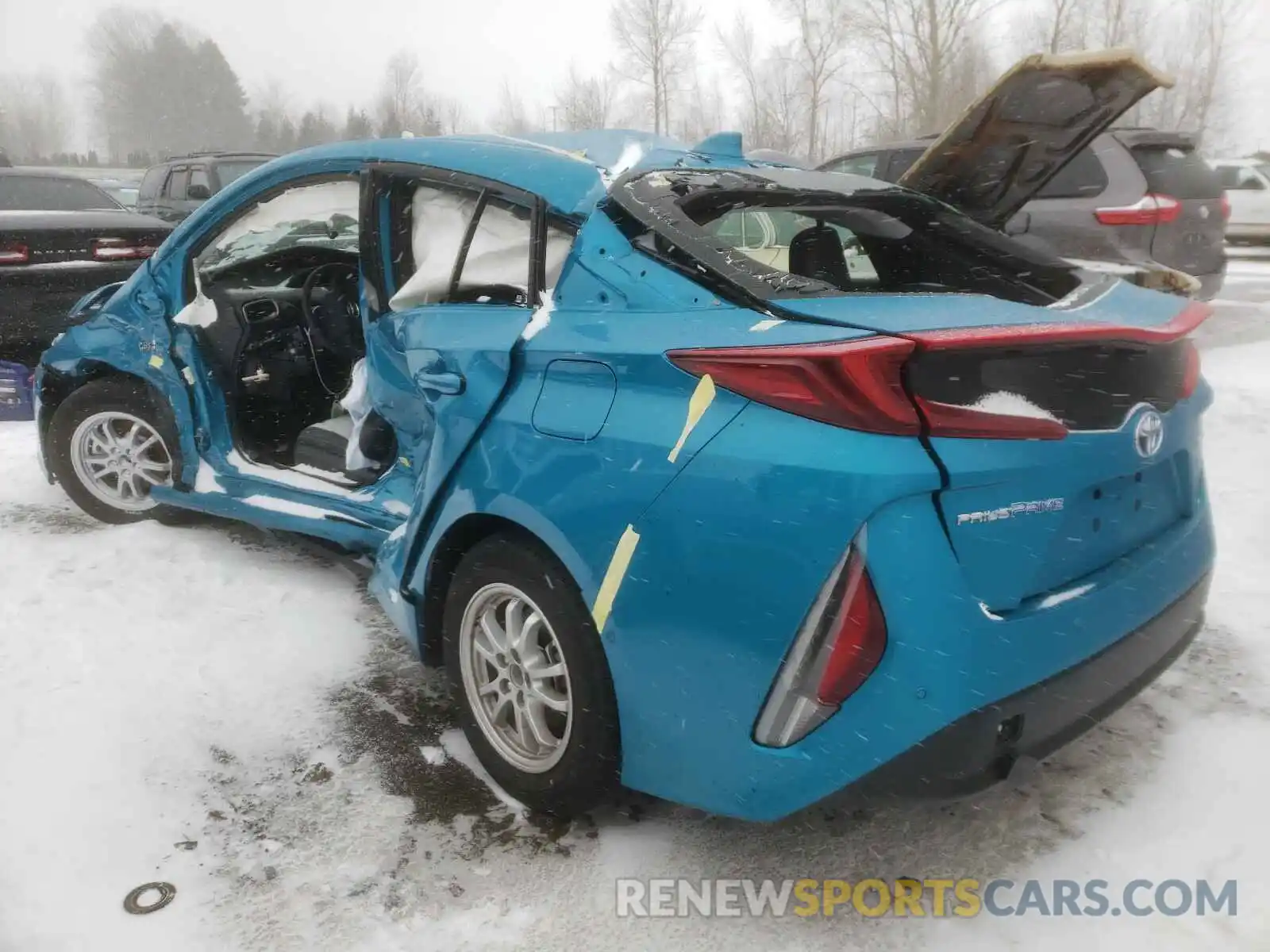 3 Photograph of a damaged car JTDKARFP7L3160460 TOYOTA PRIUS 2020