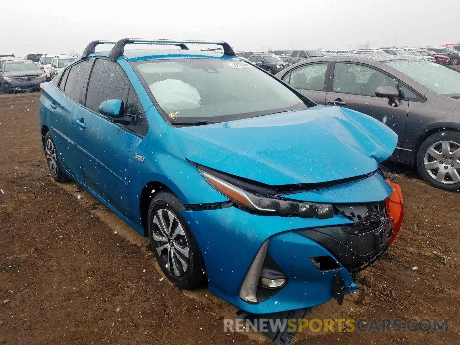 1 Photograph of a damaged car JTDKARFP8L3120890 TOYOTA PRIUS 2020