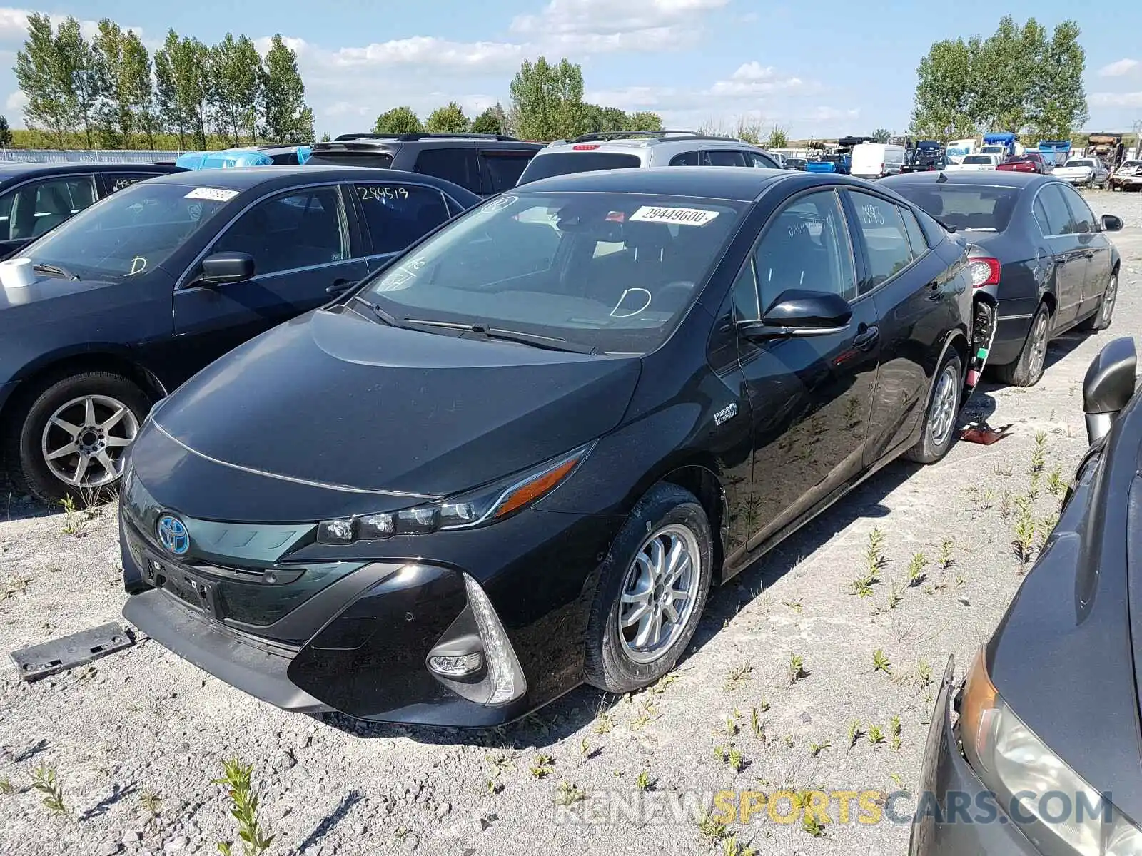 2 Photograph of a damaged car JTDKARFP8L3121800 TOYOTA PRIUS 2020