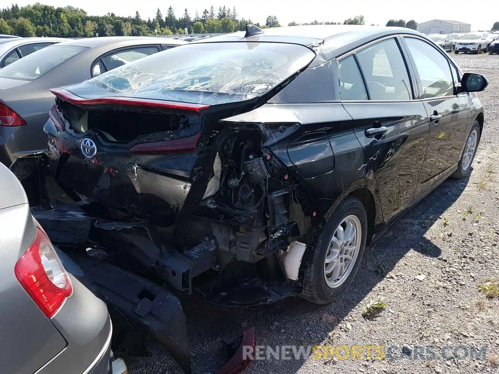 4 Photograph of a damaged car JTDKARFP8L3121800 TOYOTA PRIUS 2020