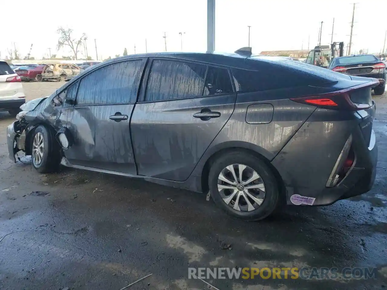 2 Photograph of a damaged car JTDKARFP8L3122509 TOYOTA PRIUS 2020