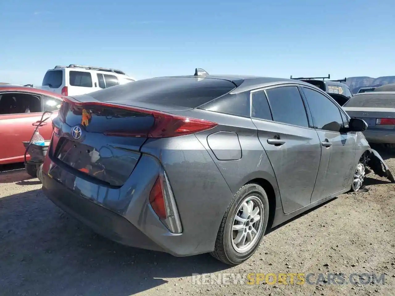 3 Photograph of a damaged car JTDKARFP8L3125541 TOYOTA PRIUS 2020