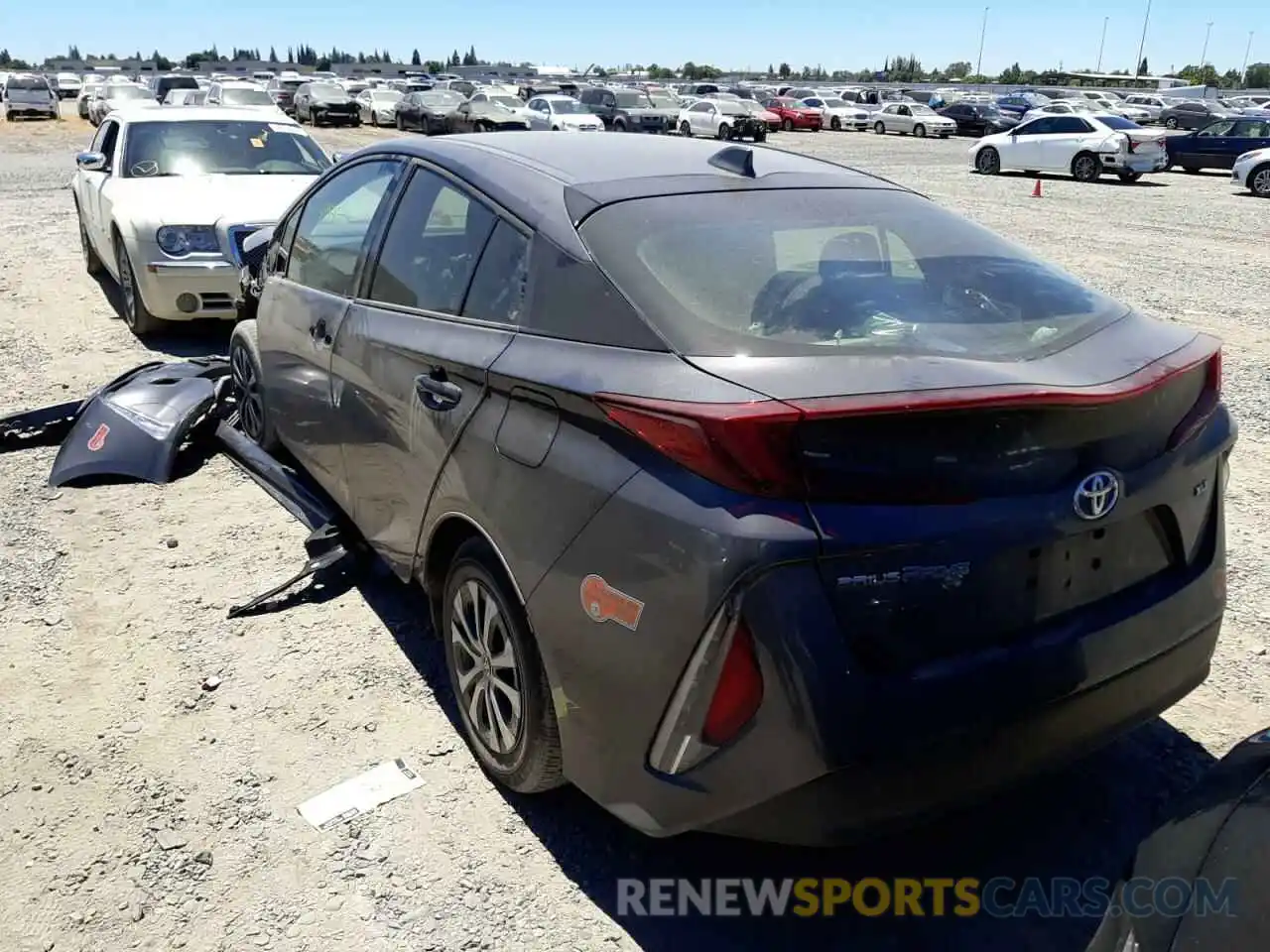 3 Photograph of a damaged car JTDKARFP8L3132070 TOYOTA PRIUS 2020