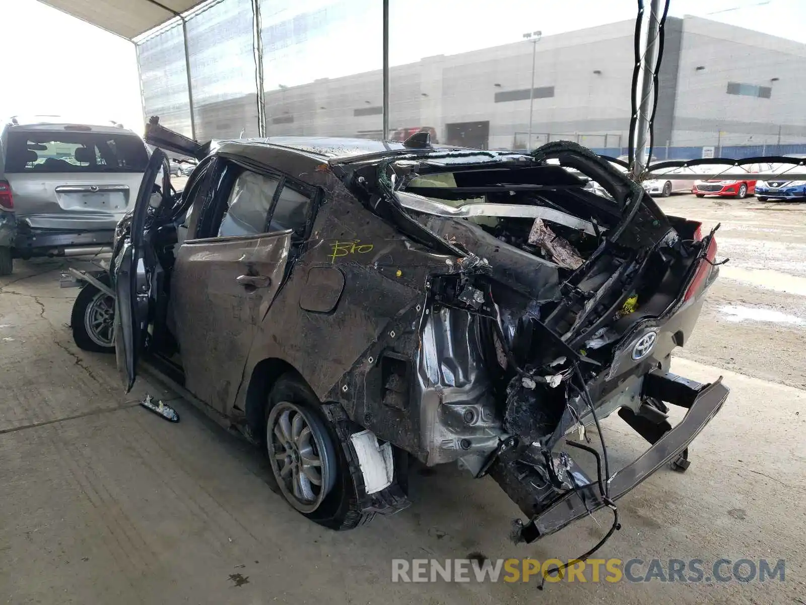 3 Photograph of a damaged car JTDKARFP8L3136880 TOYOTA PRIUS 2020