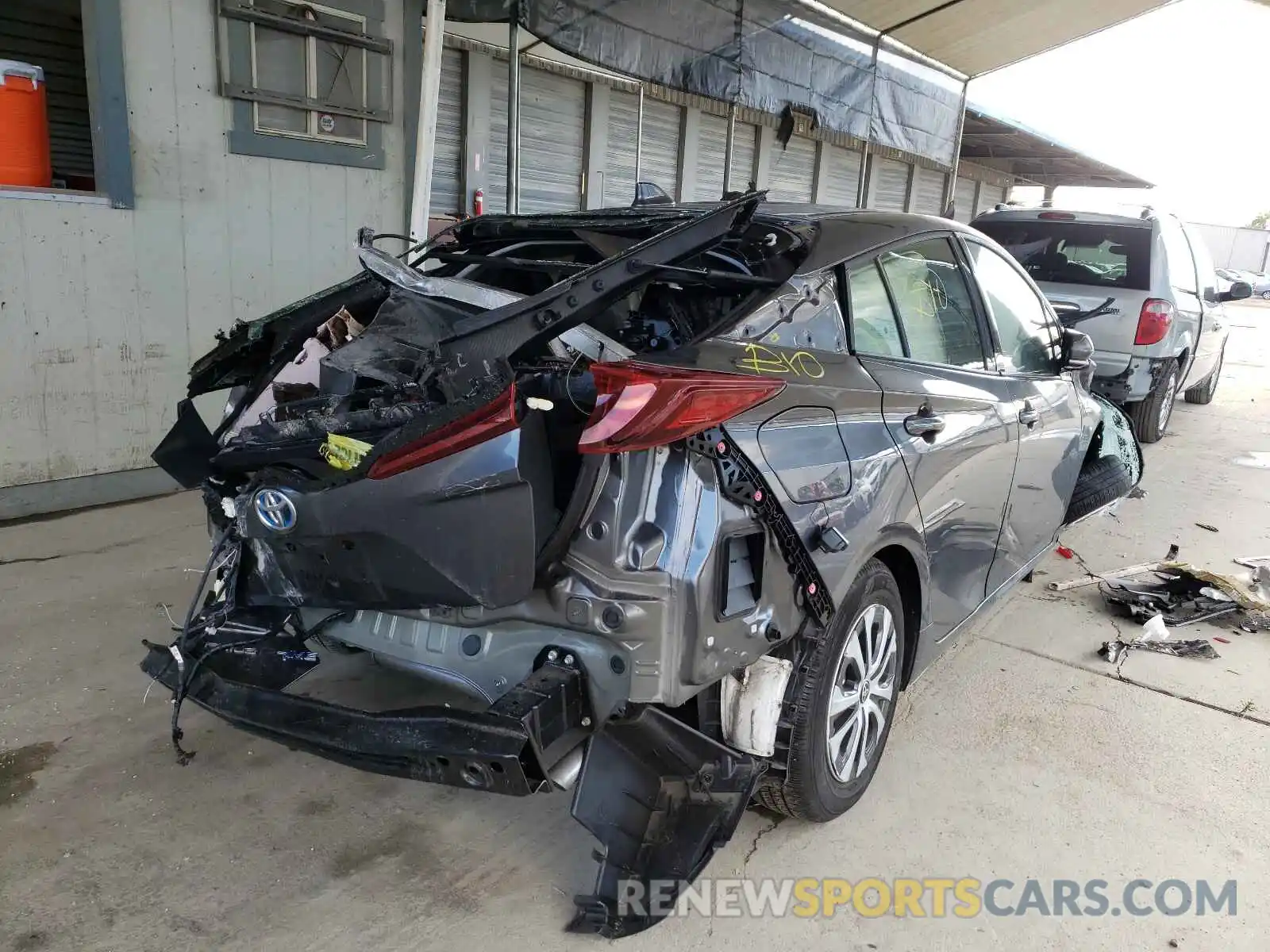 4 Photograph of a damaged car JTDKARFP8L3136880 TOYOTA PRIUS 2020