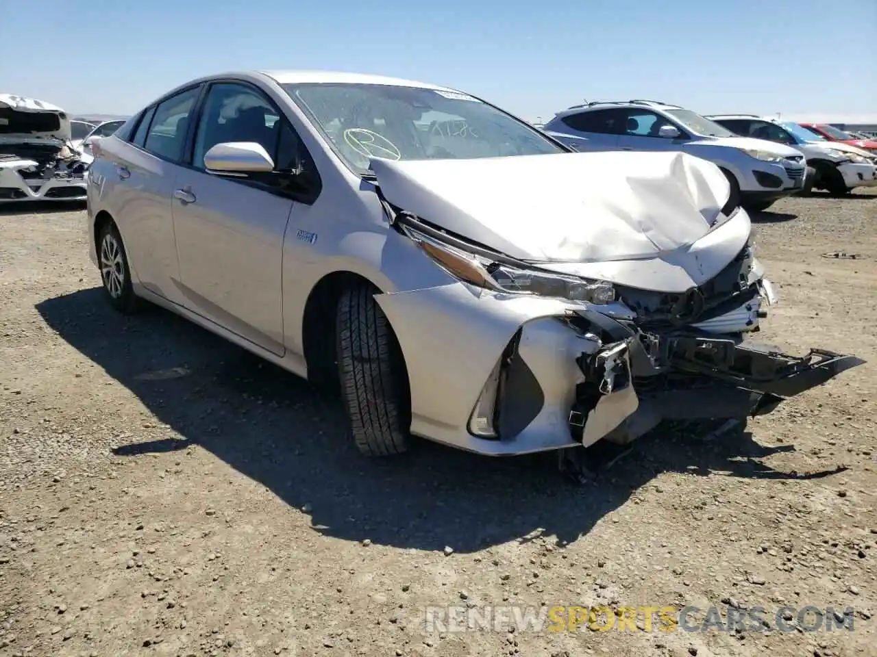 1 Photograph of a damaged car JTDKARFP8L3139228 TOYOTA PRIUS 2020