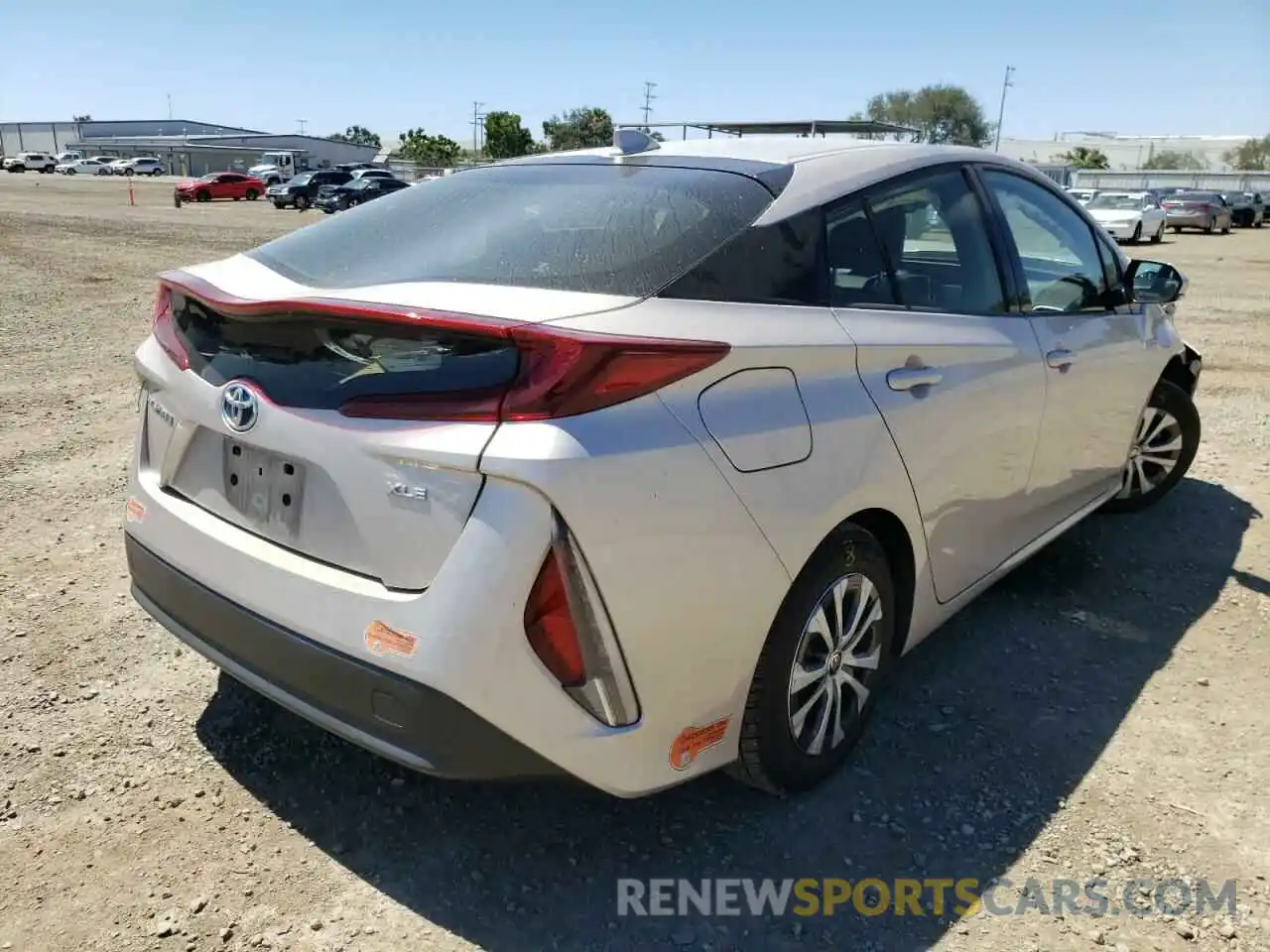 4 Photograph of a damaged car JTDKARFP8L3139228 TOYOTA PRIUS 2020