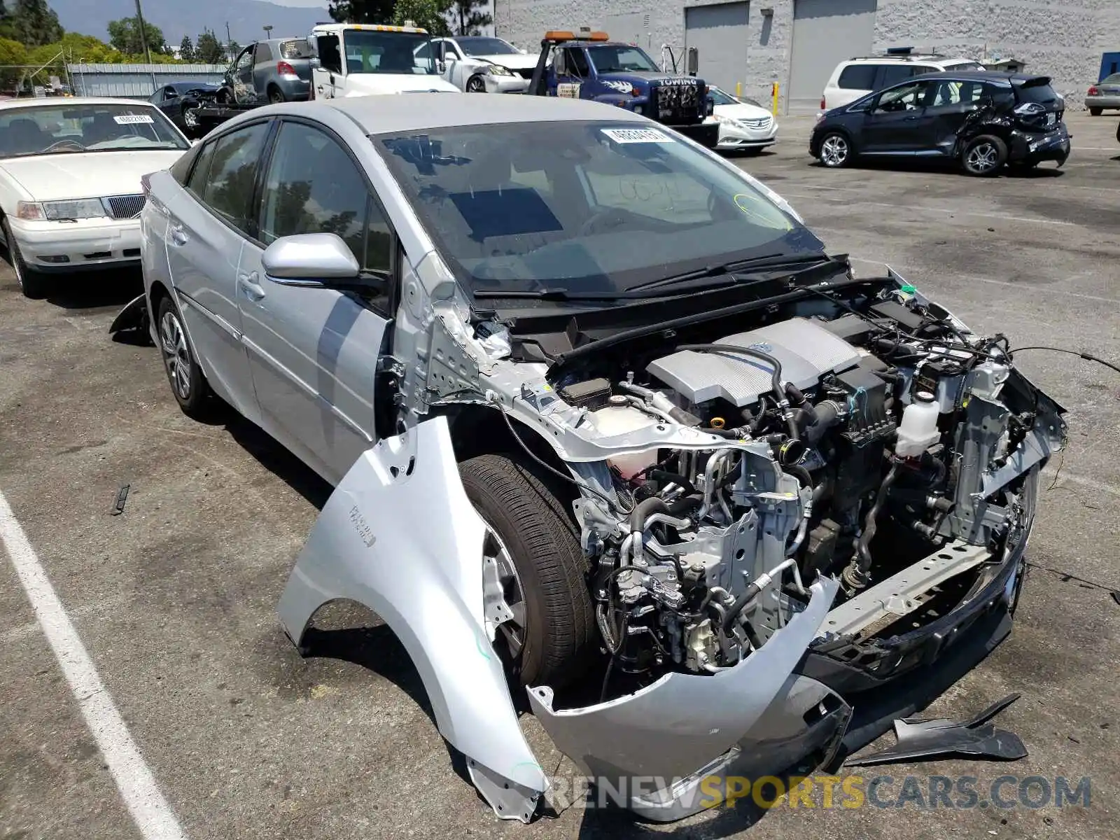 1 Photograph of a damaged car JTDKARFP8L3146759 TOYOTA PRIUS 2020