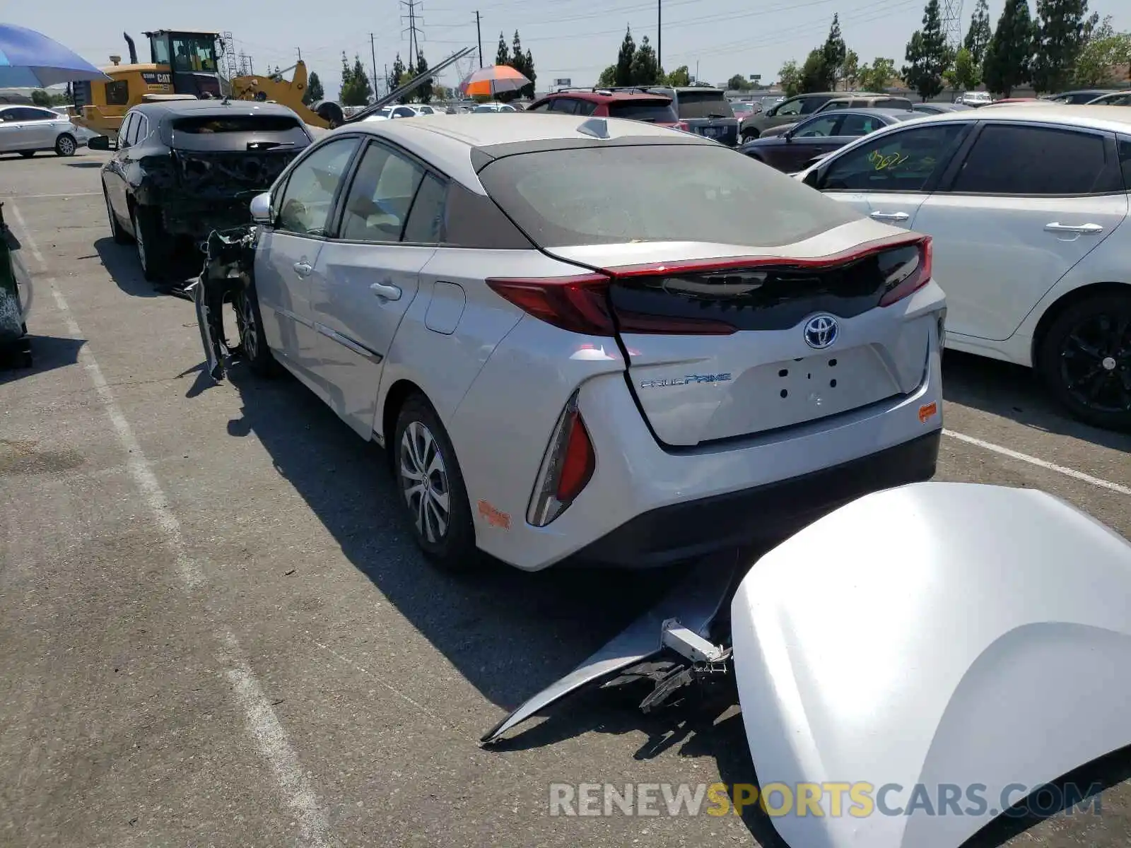 3 Photograph of a damaged car JTDKARFP8L3146759 TOYOTA PRIUS 2020