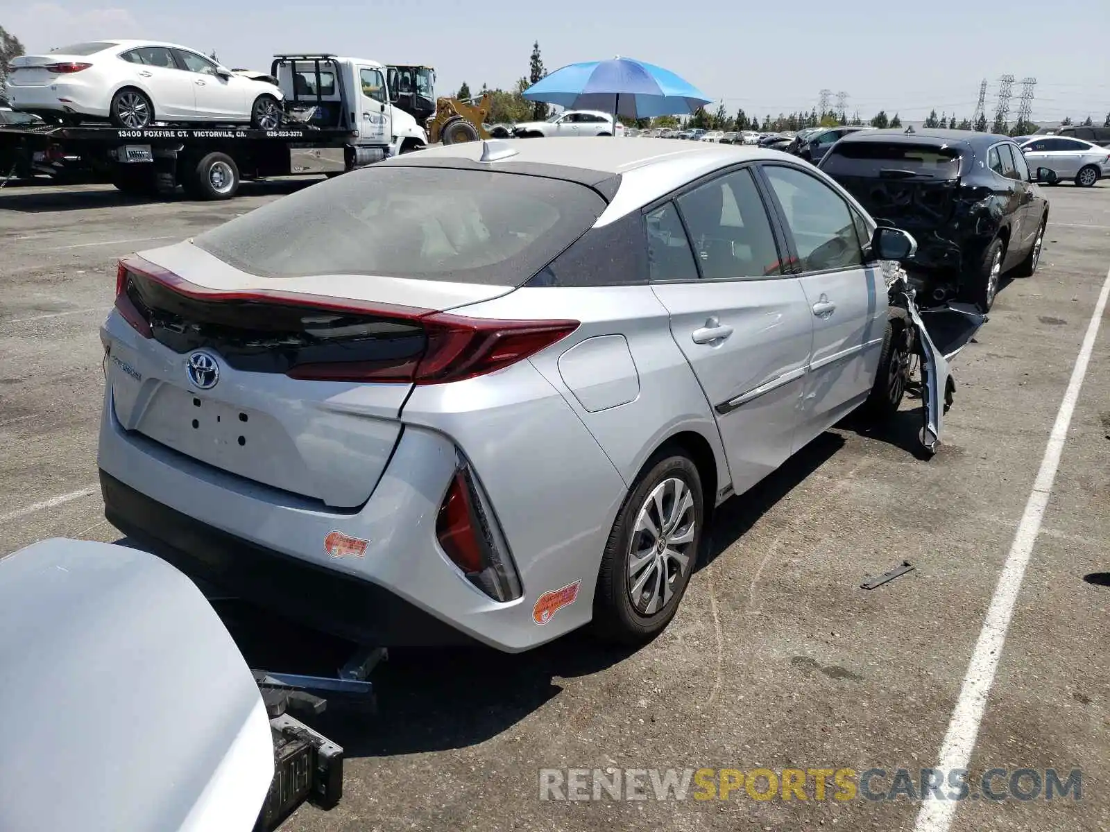 4 Photograph of a damaged car JTDKARFP8L3146759 TOYOTA PRIUS 2020