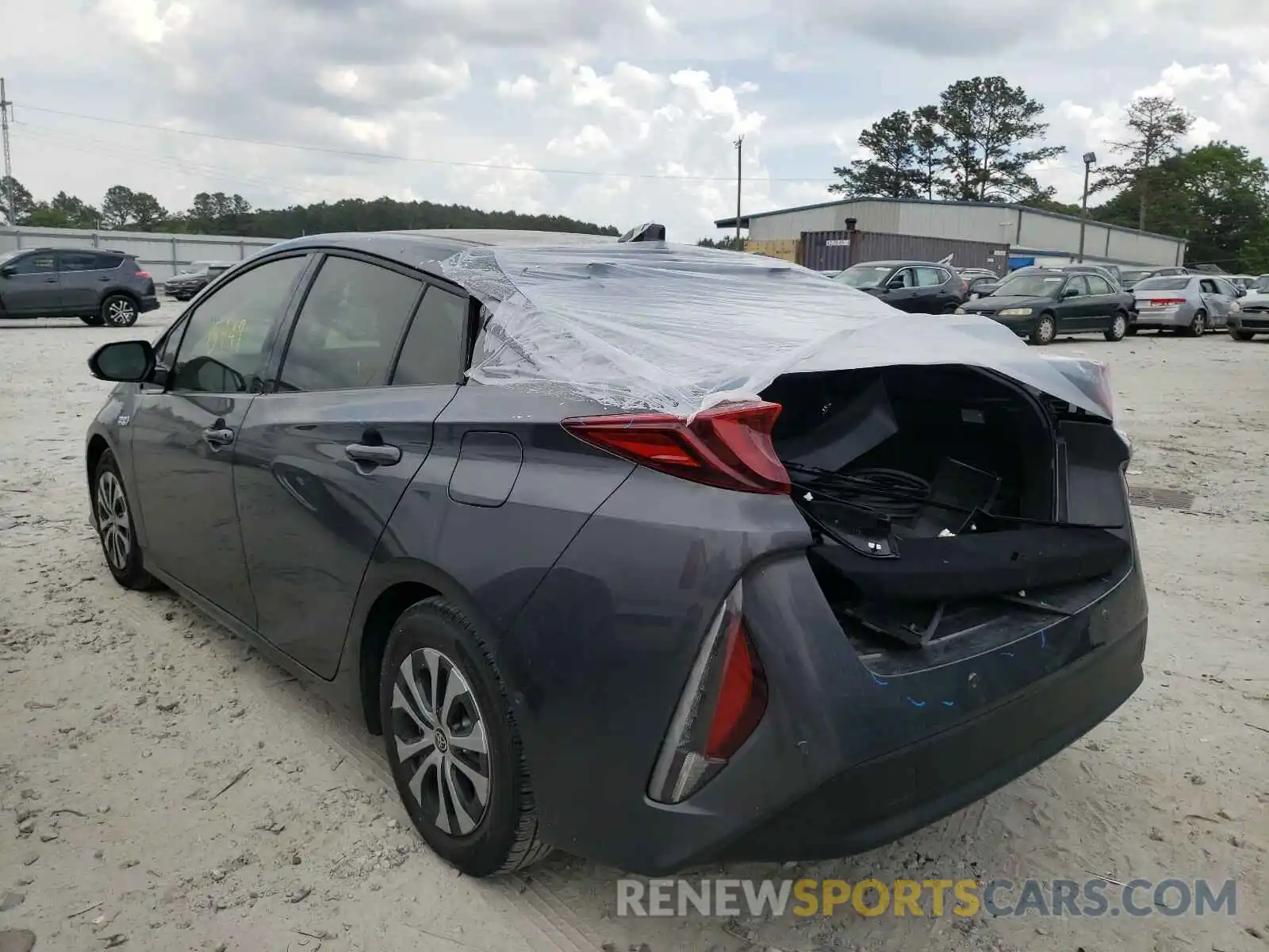 3 Photograph of a damaged car JTDKARFP8L3152271 TOYOTA PRIUS 2020