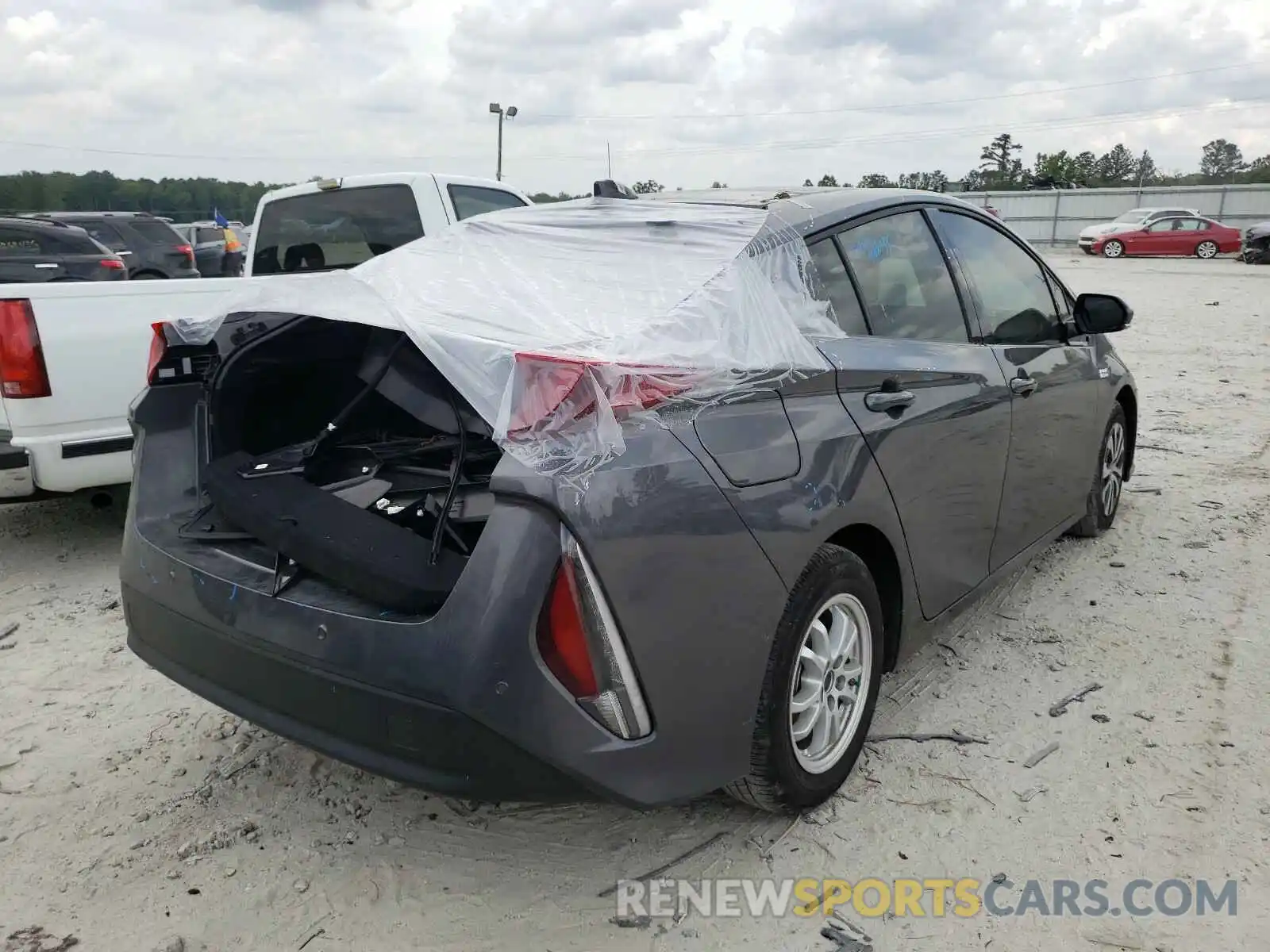 4 Photograph of a damaged car JTDKARFP8L3152271 TOYOTA PRIUS 2020