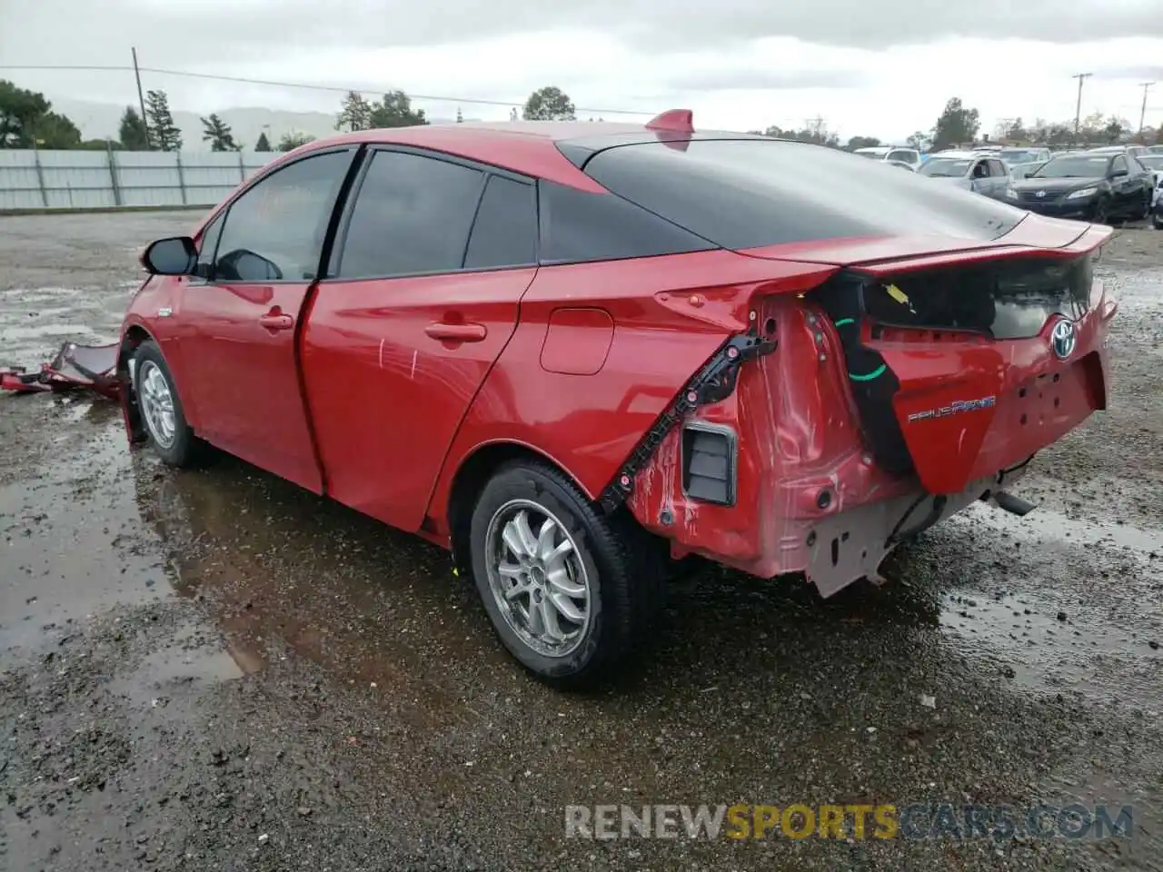 3 Photograph of a damaged car JTDKARFP8L3152867 TOYOTA PRIUS 2020