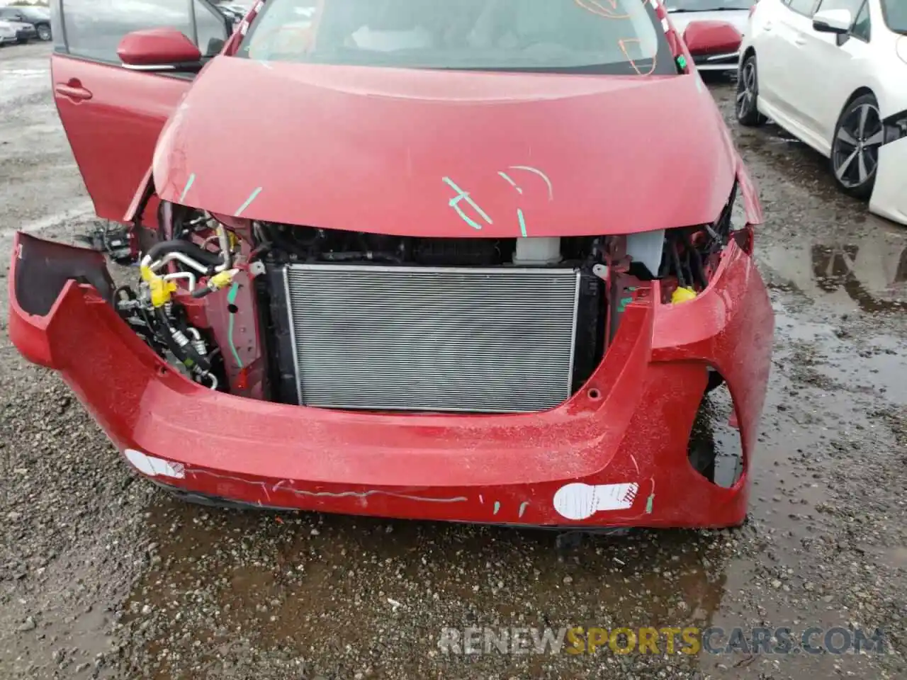 9 Photograph of a damaged car JTDKARFP8L3152867 TOYOTA PRIUS 2020