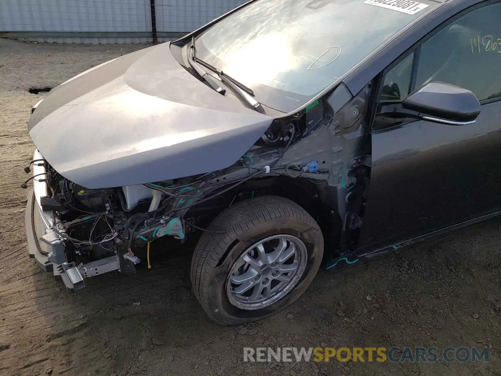 9 Photograph of a damaged car JTDKARFP8L3153095 TOYOTA PRIUS 2020