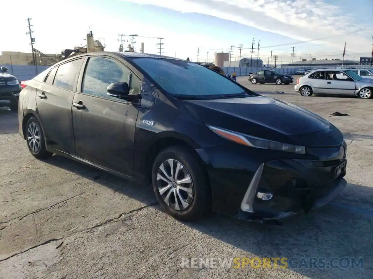 1 Photograph of a damaged car JTDKARFP8L3153825 TOYOTA PRIUS 2020